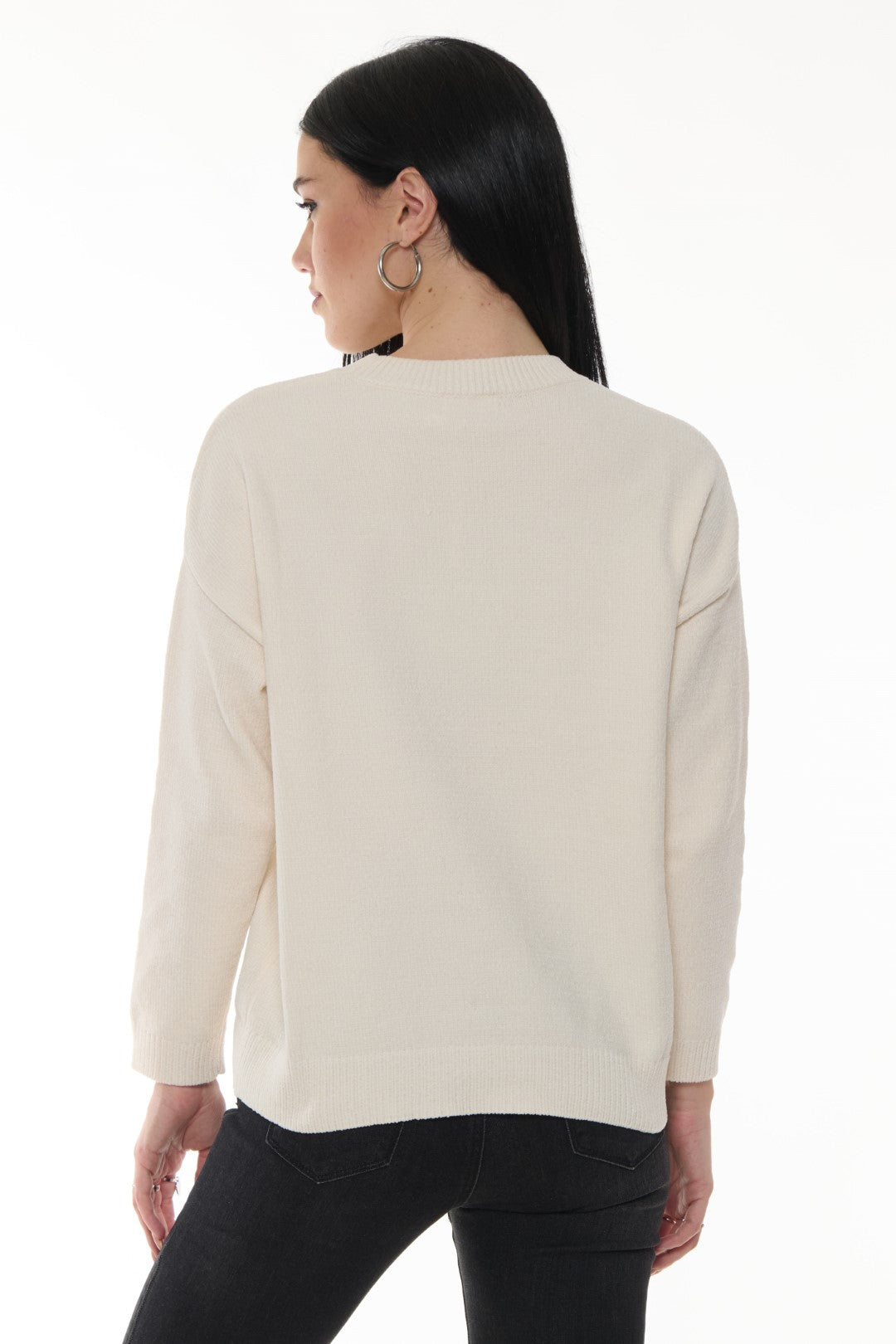 Maglia girocollo Ciniglia