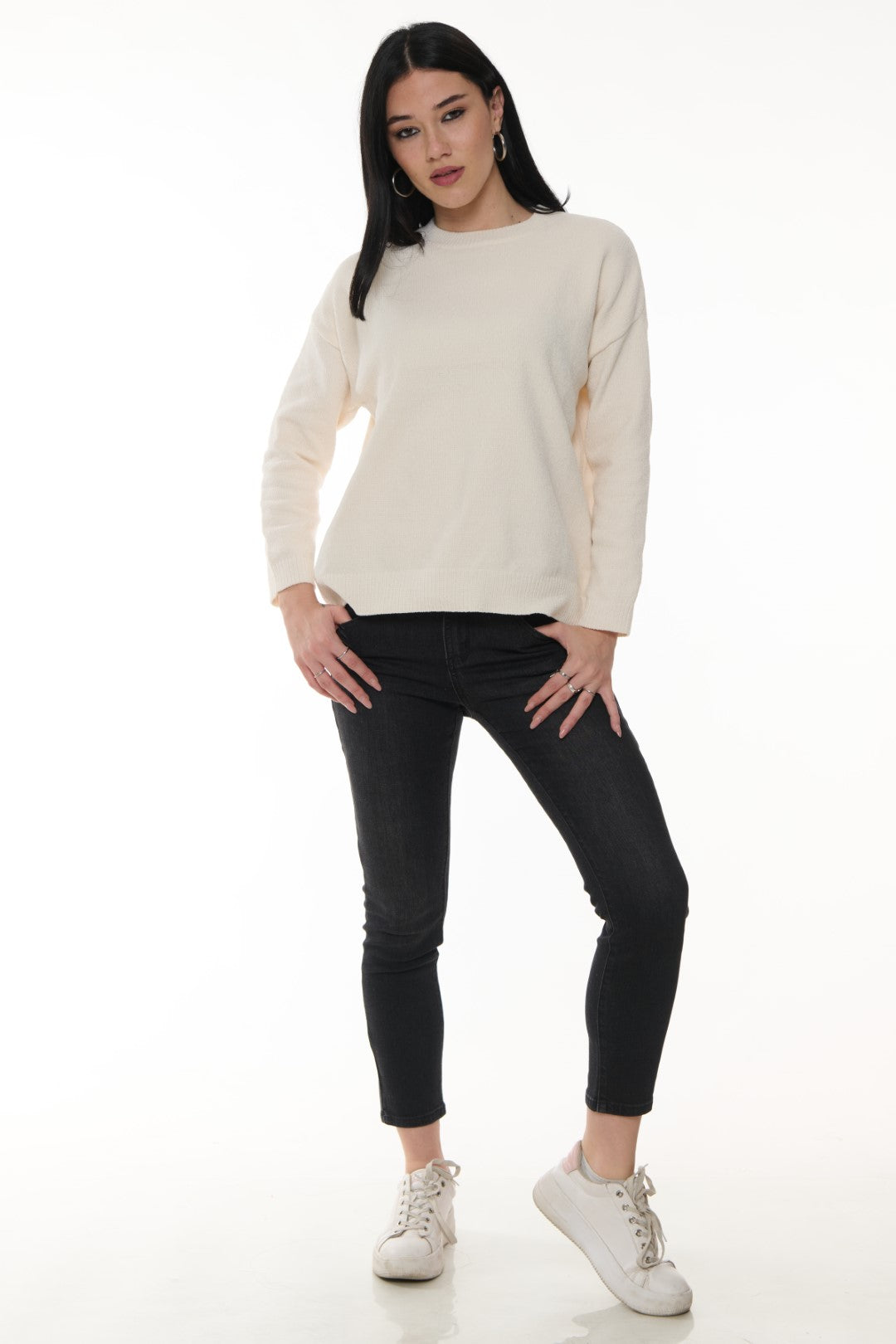 Maglia girocollo Ciniglia