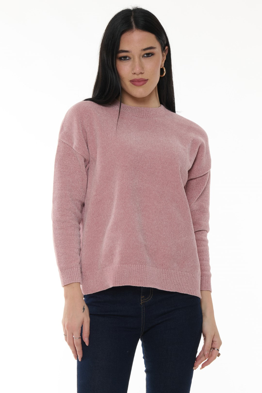 Maglia girocollo Ciniglia