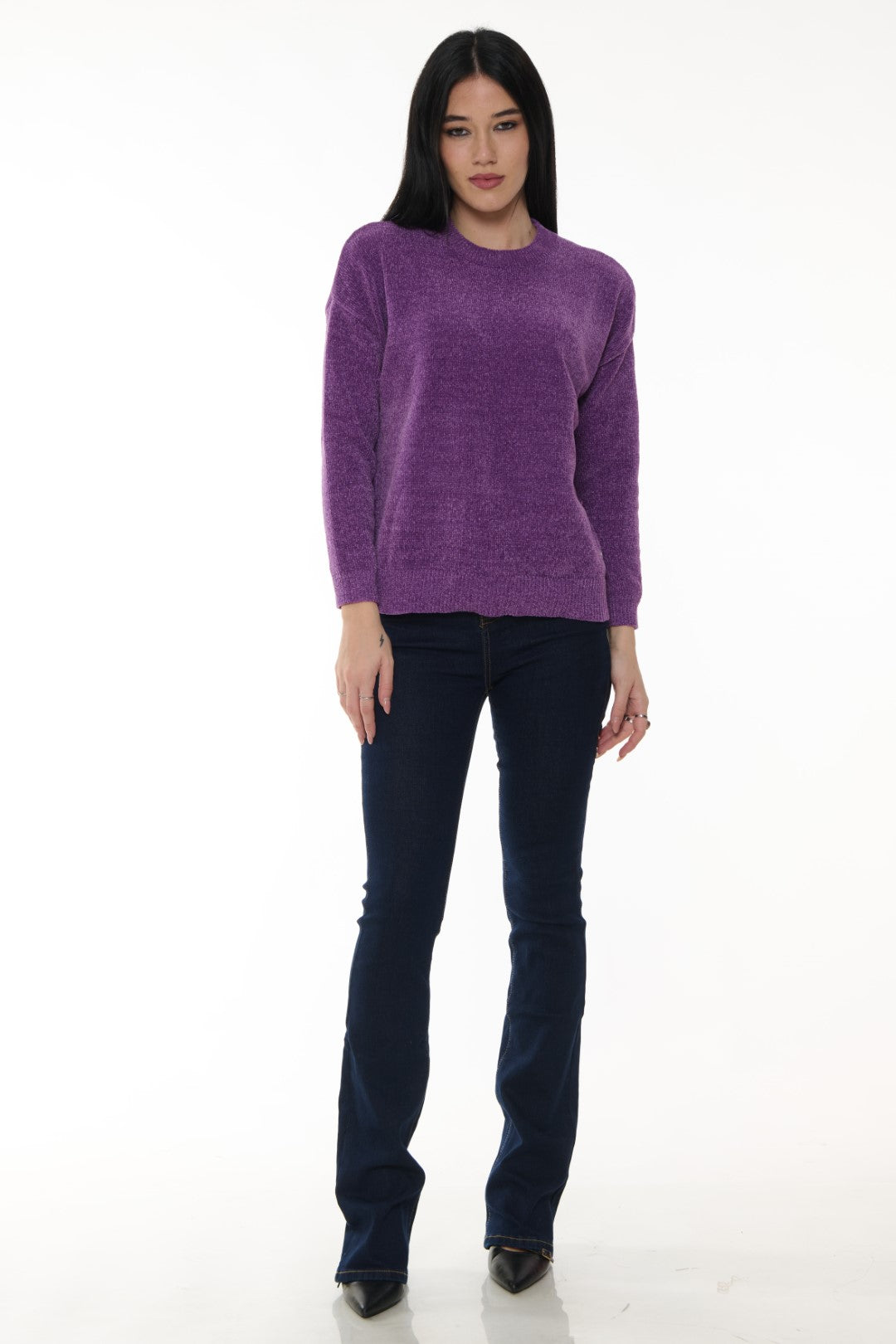 Maglia girocollo Ciniglia