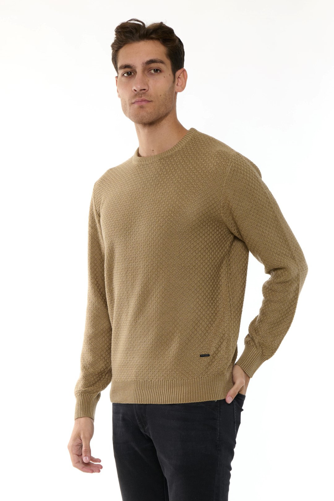 Maglia Girocollo Jacquard All-over