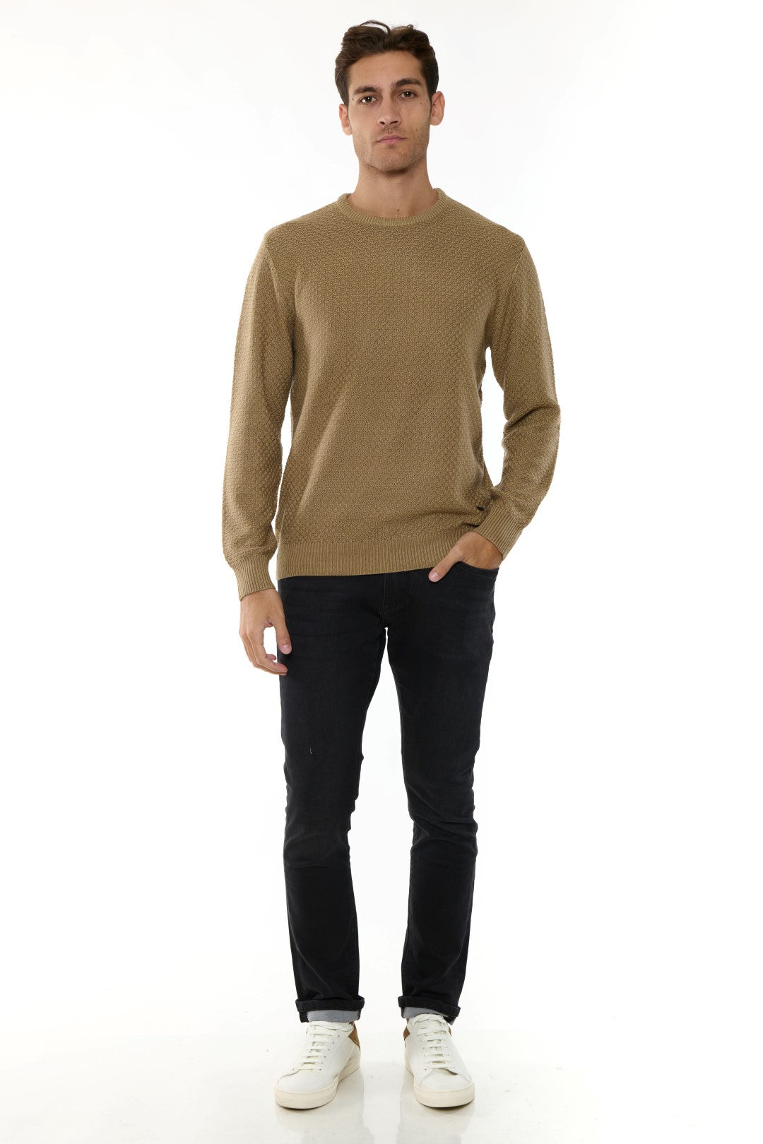 Maglia Girocollo Jacquard All-over
