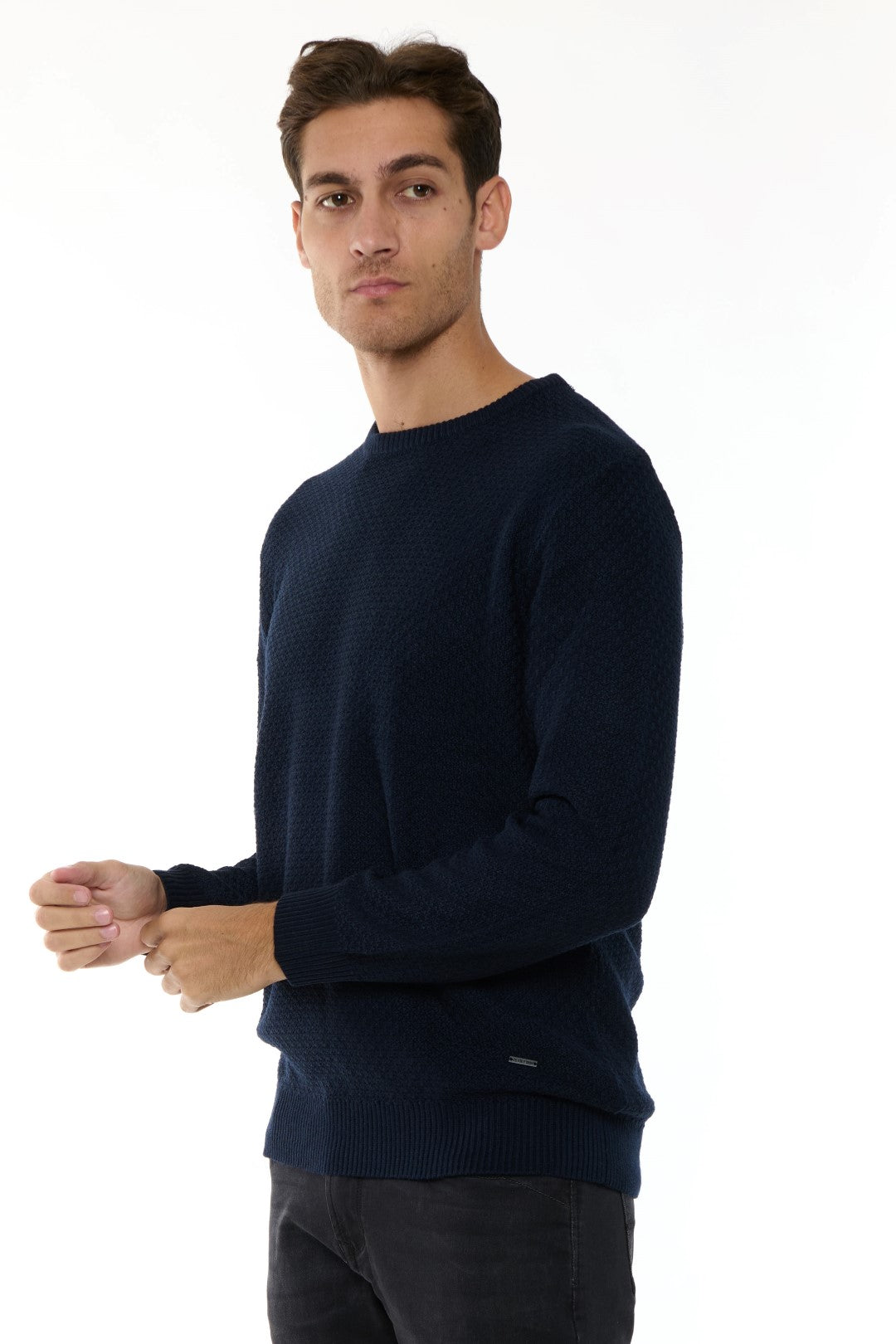 Maglia Girocollo Jacquard All-over