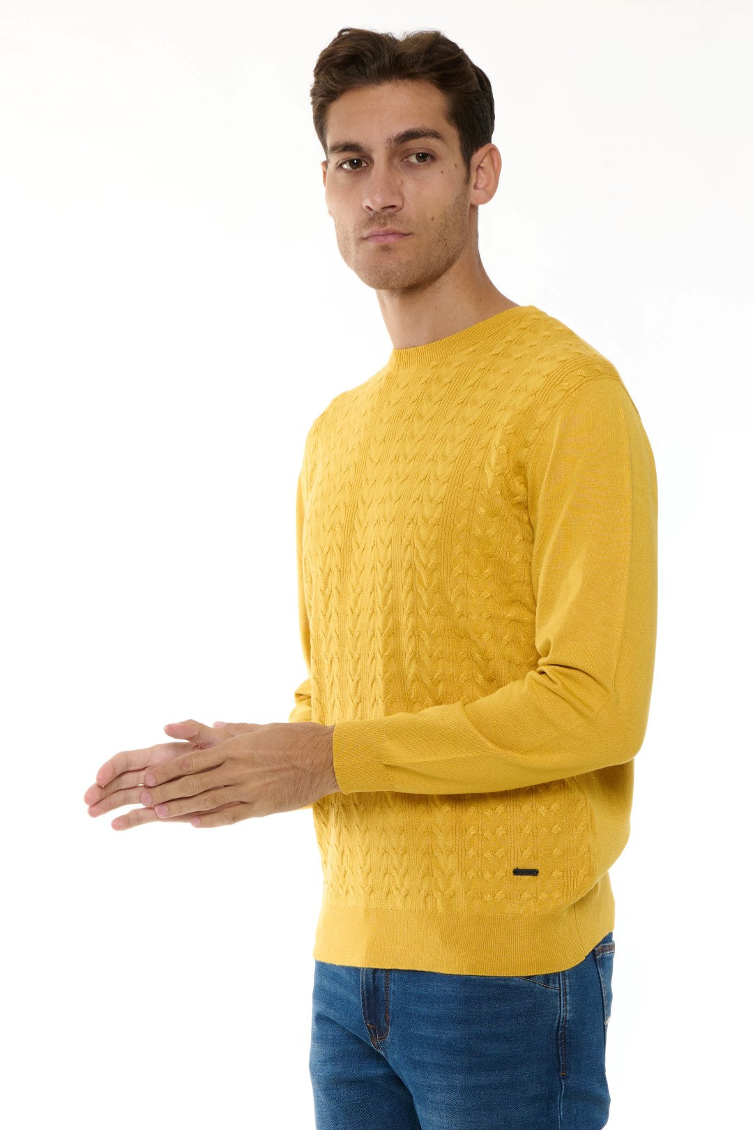 Maglia Girocollo Jacquard