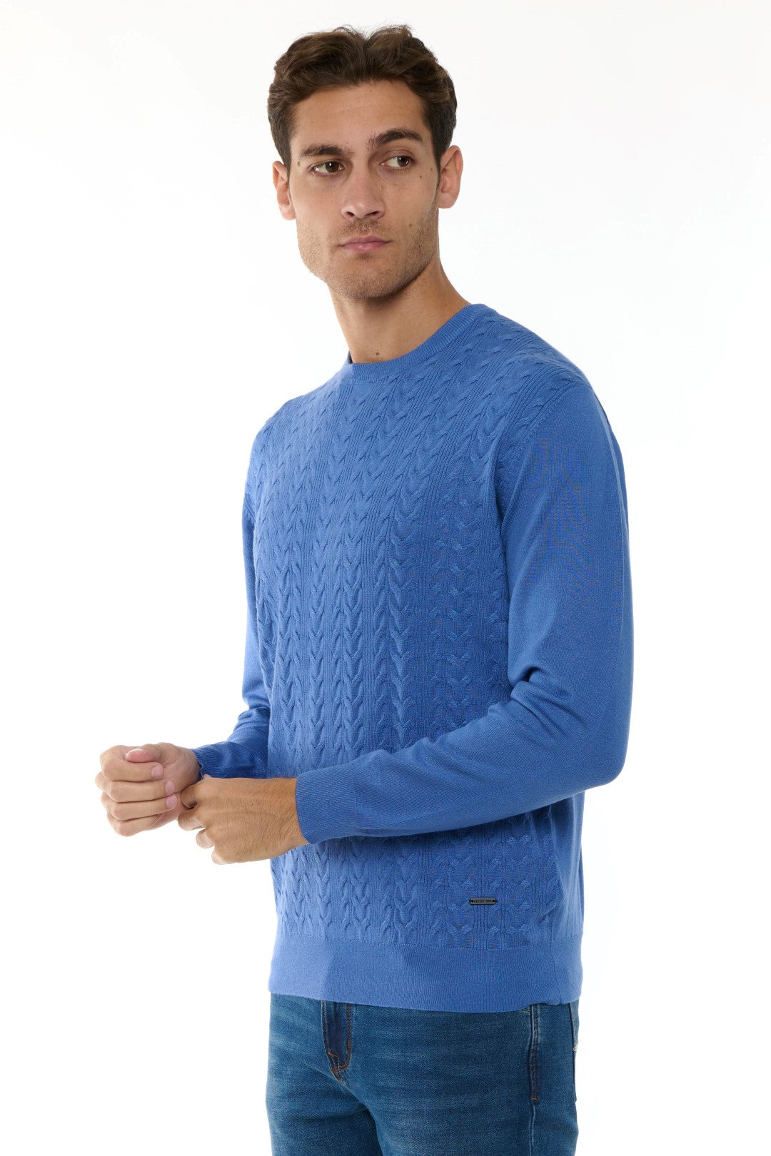 Maglia Girocollo Jacquard