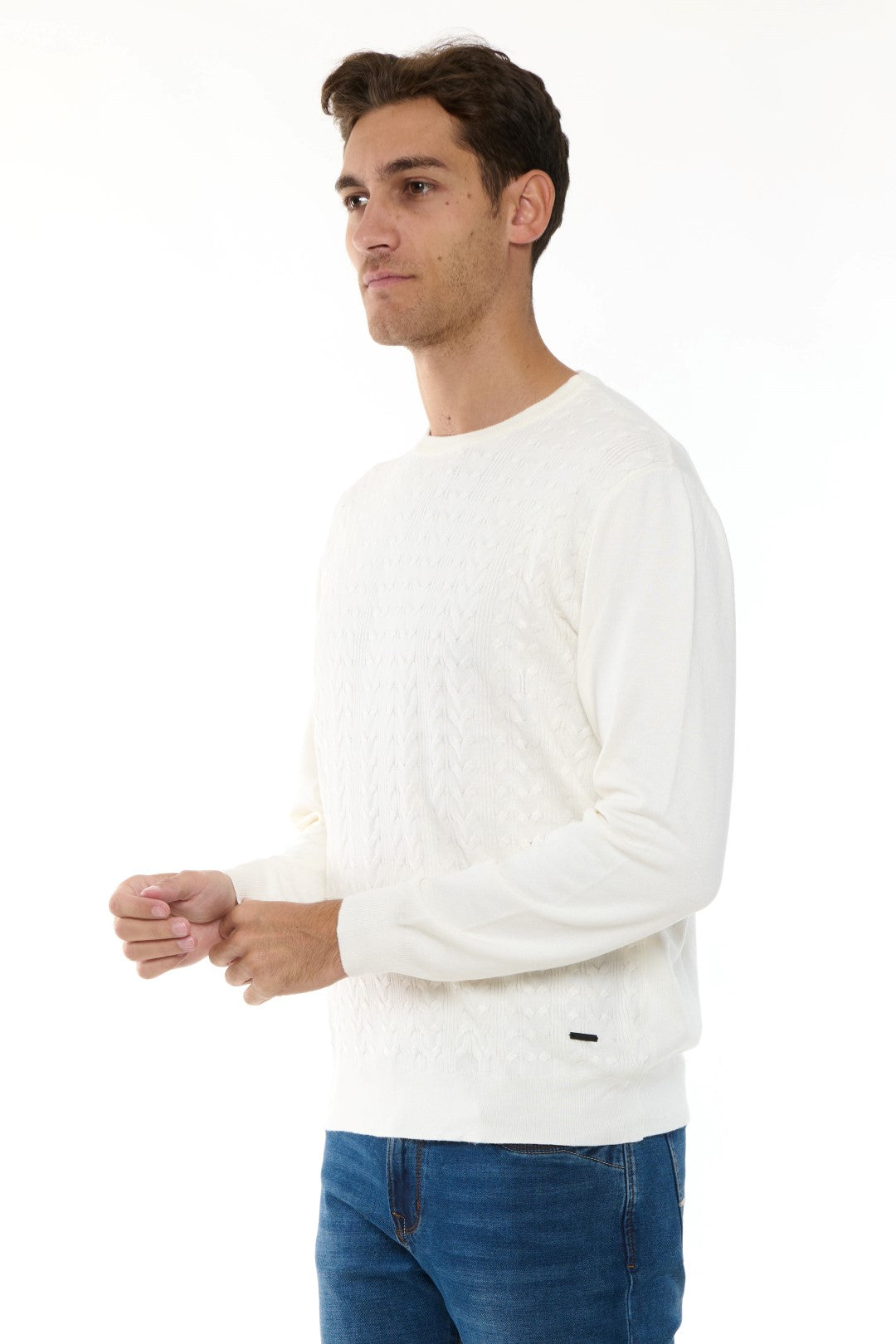 Maglia Girocollo Jacquard