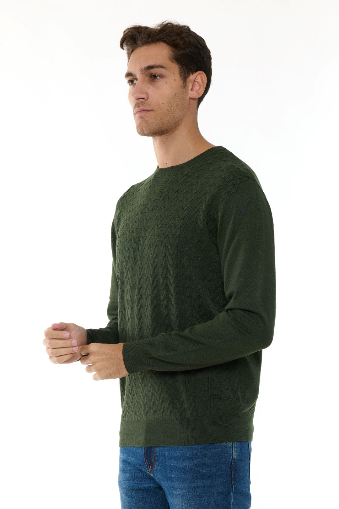 Maglia Girocollo Jacquard