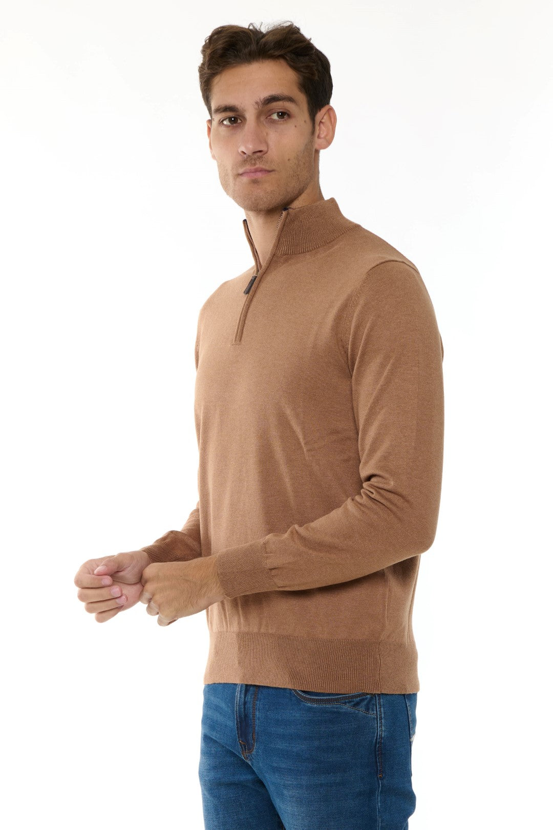 Maglia MezzoCollo Misto Cashmere