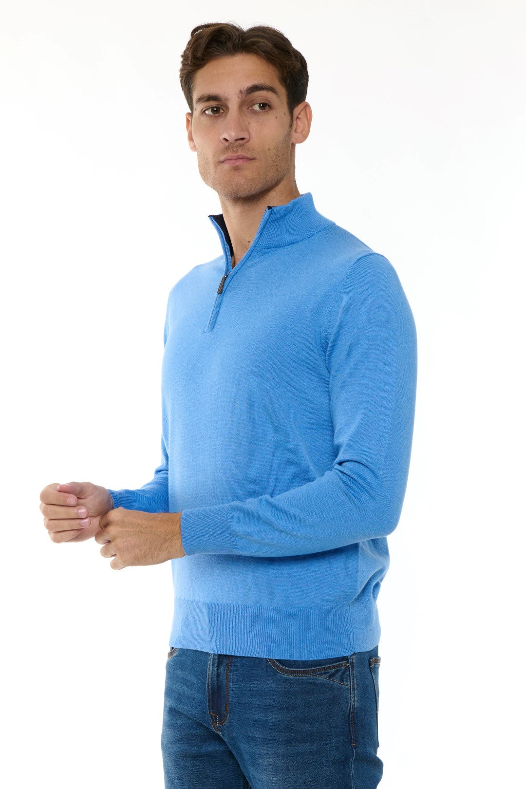 Maglia MezzoCollo Misto Cashmere