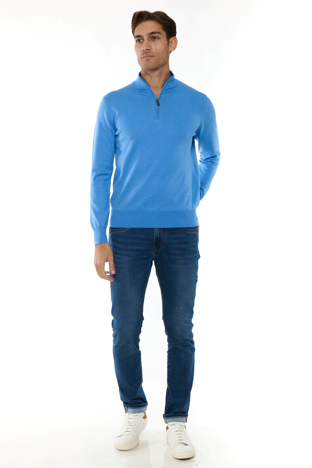 Maglia MezzoCollo Misto Cashmere