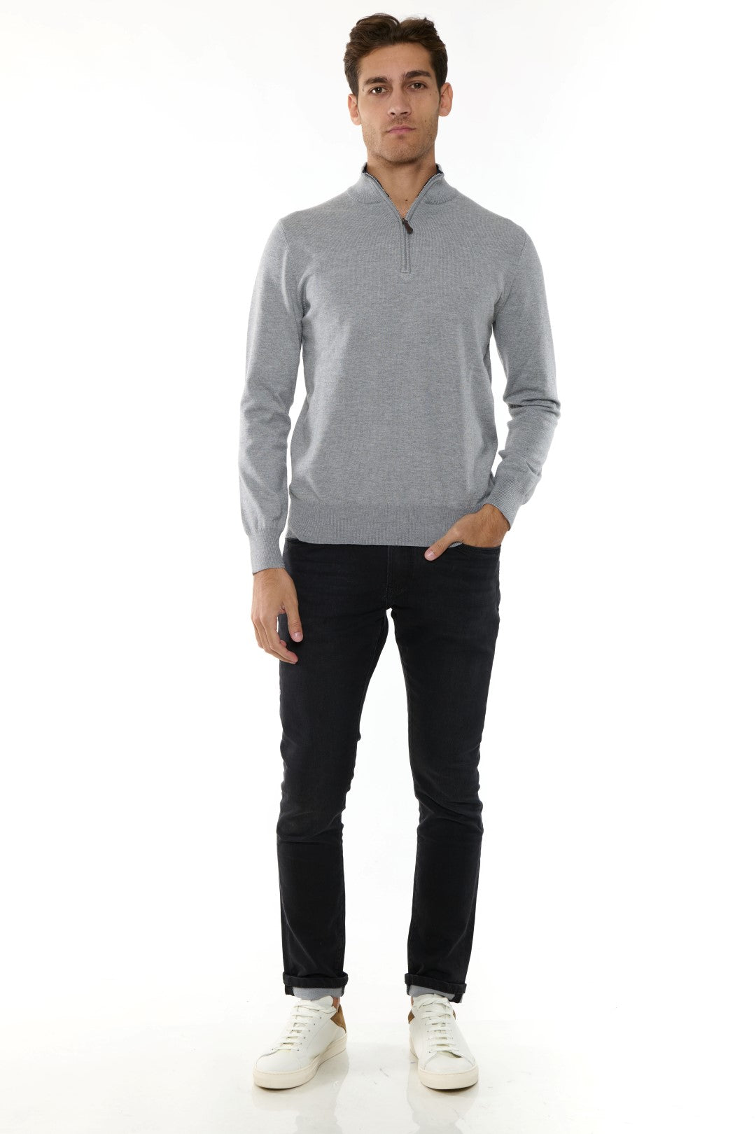 Maglia MezzoCollo Misto Cashmere