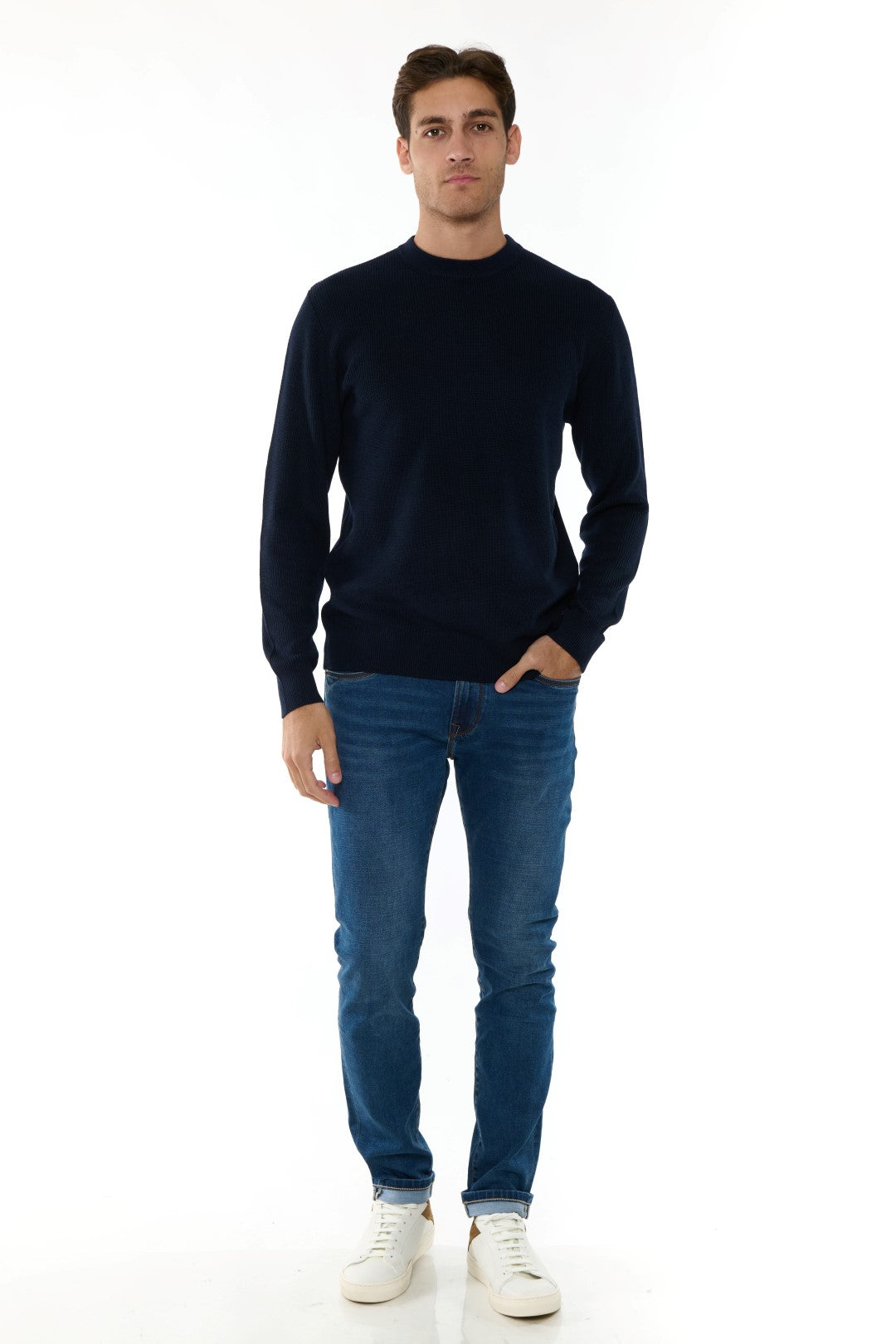 Maglia Girocollo a costine