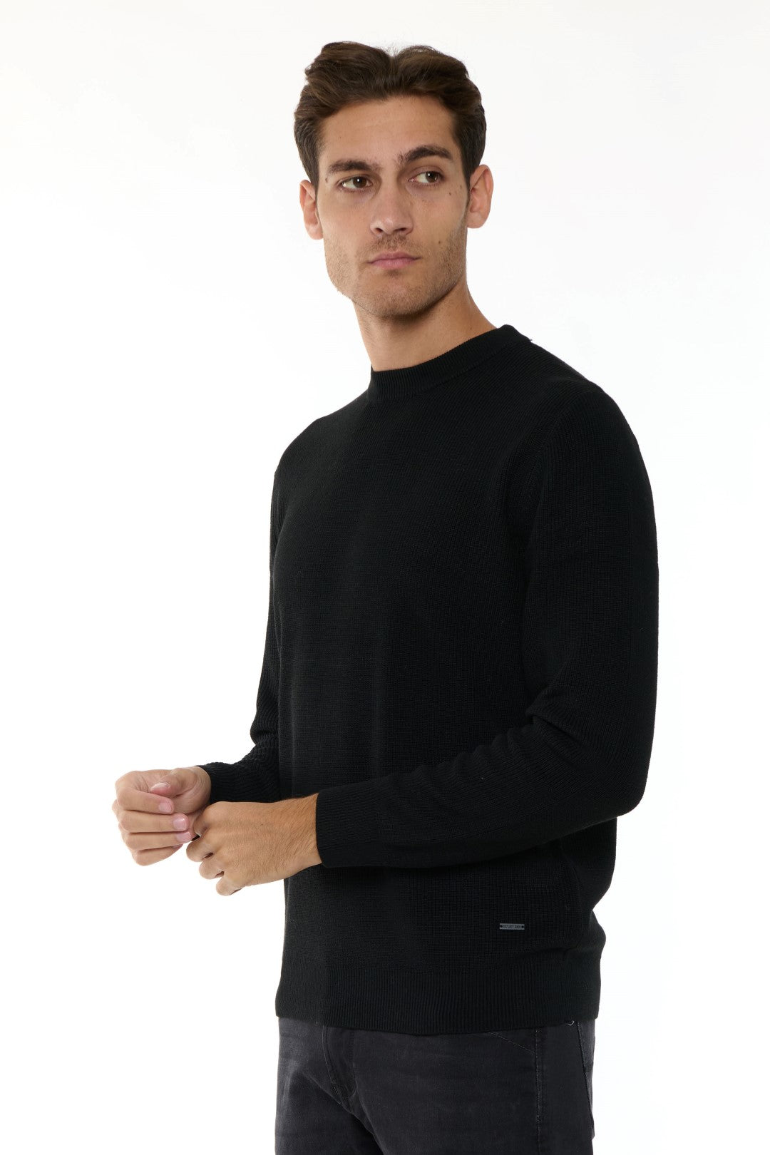 Maglia Girocollo a costine