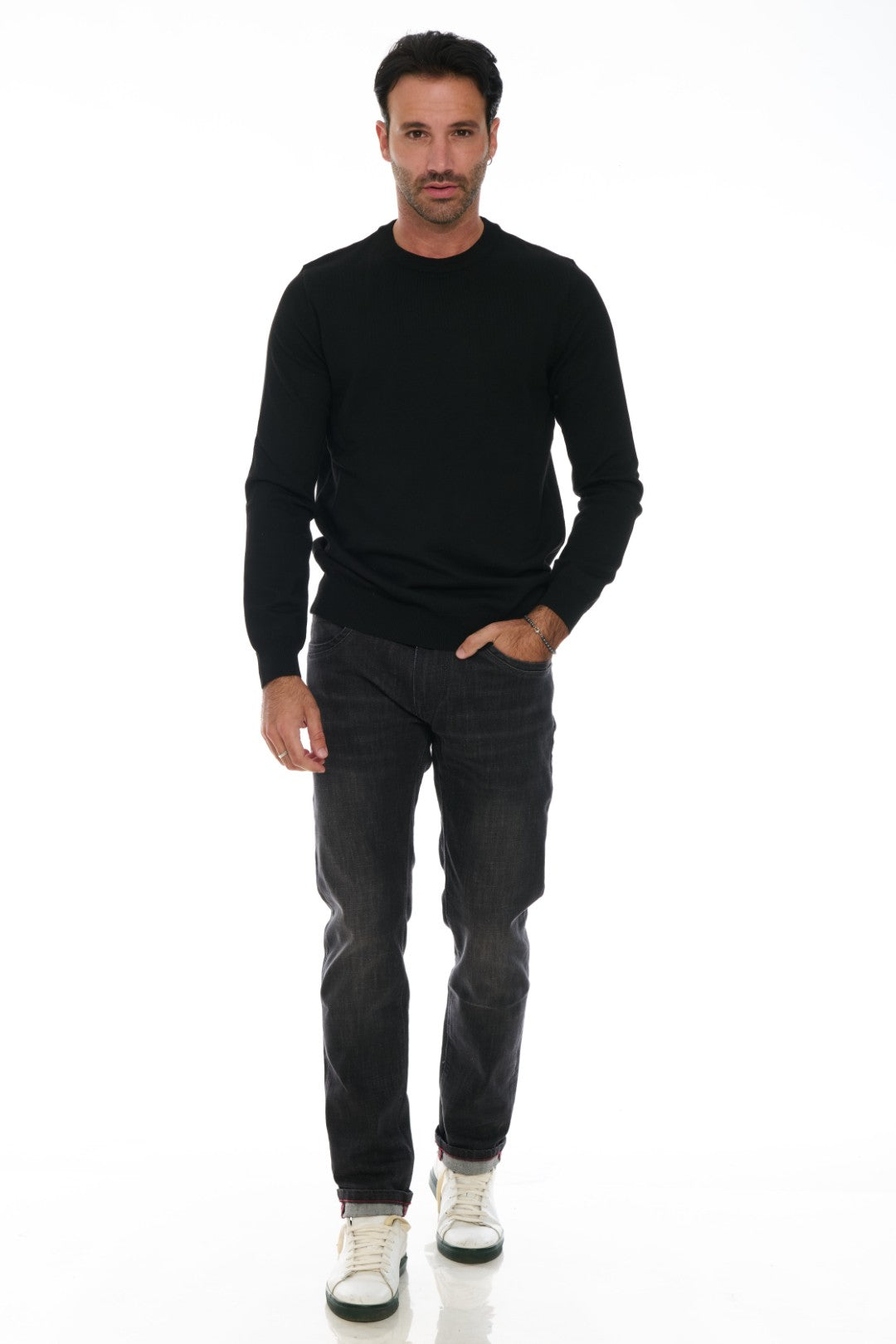 Maglia basica Misto Cashmere