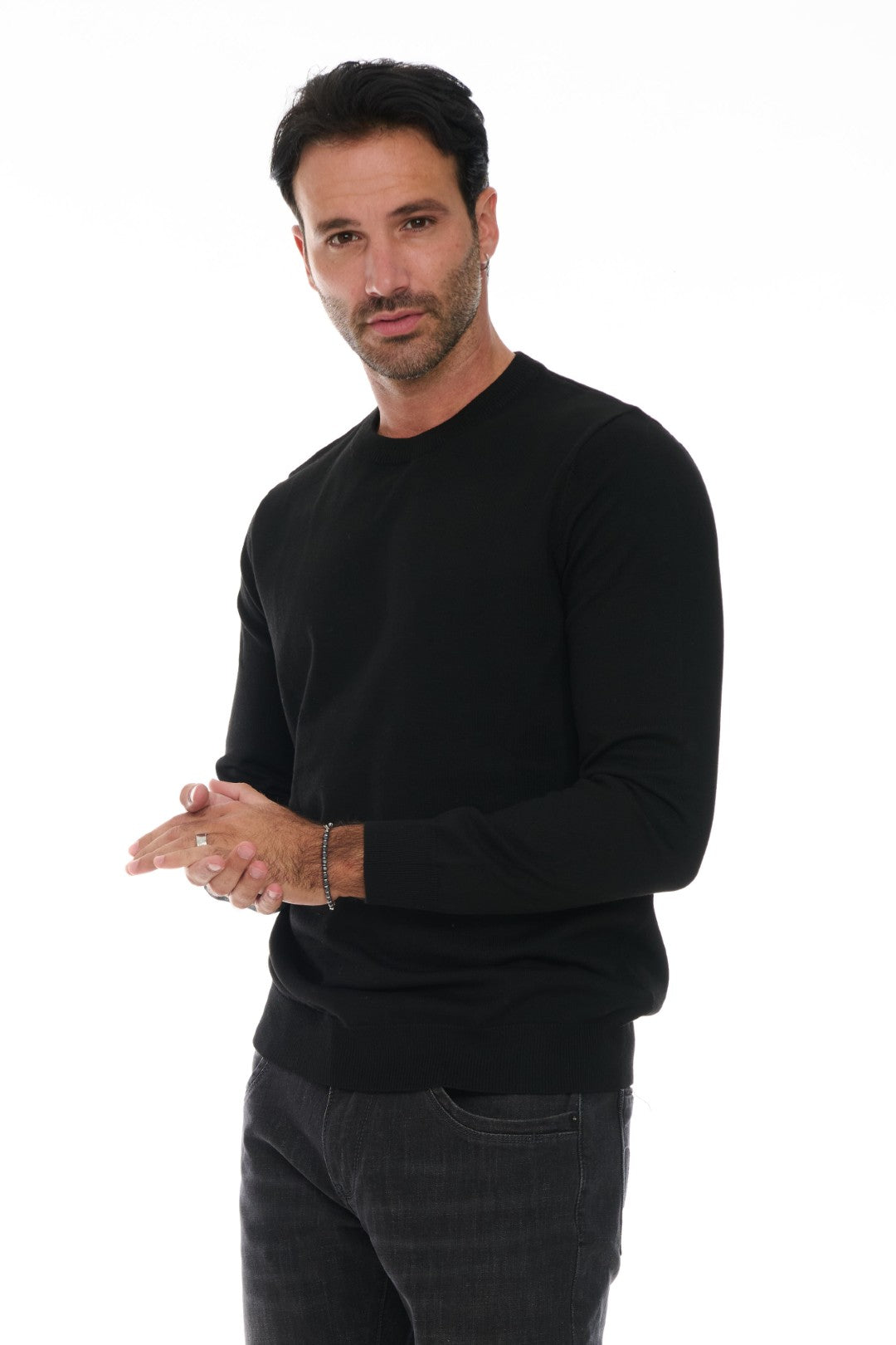 Maglia basica Misto Cashmere