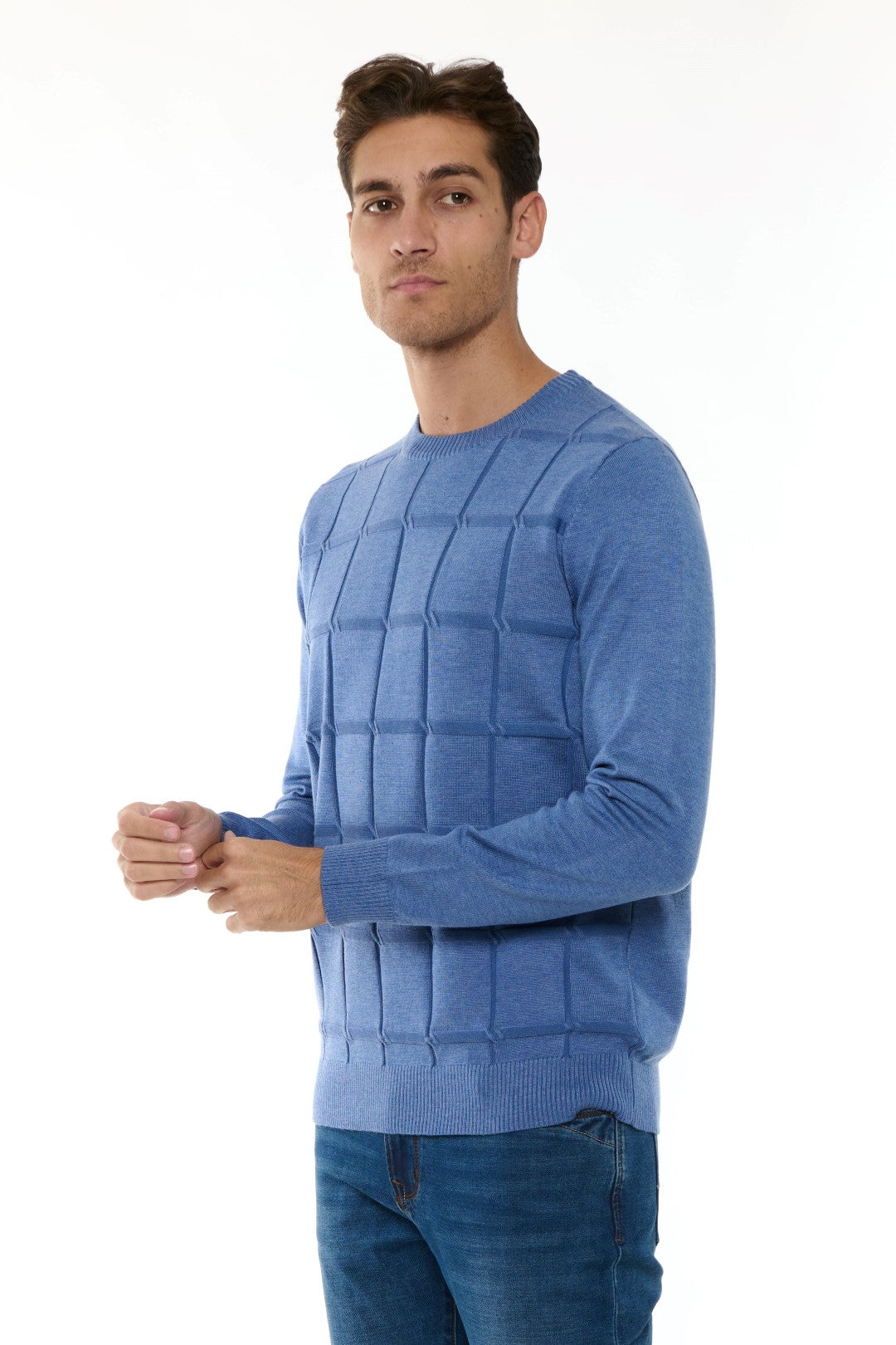 Maglia Girocollo Misto Merino
