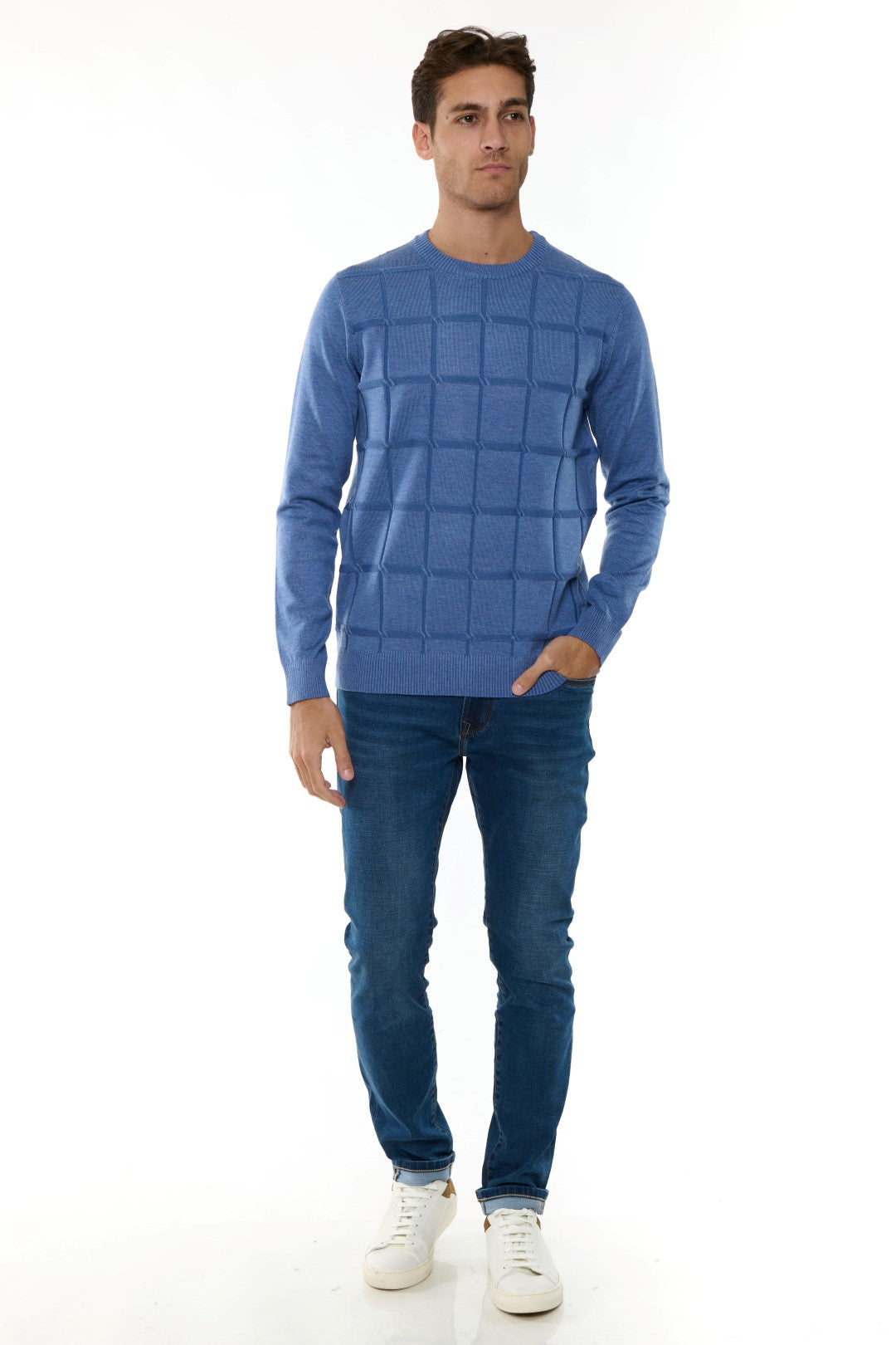 Maglia Girocollo Misto Merino