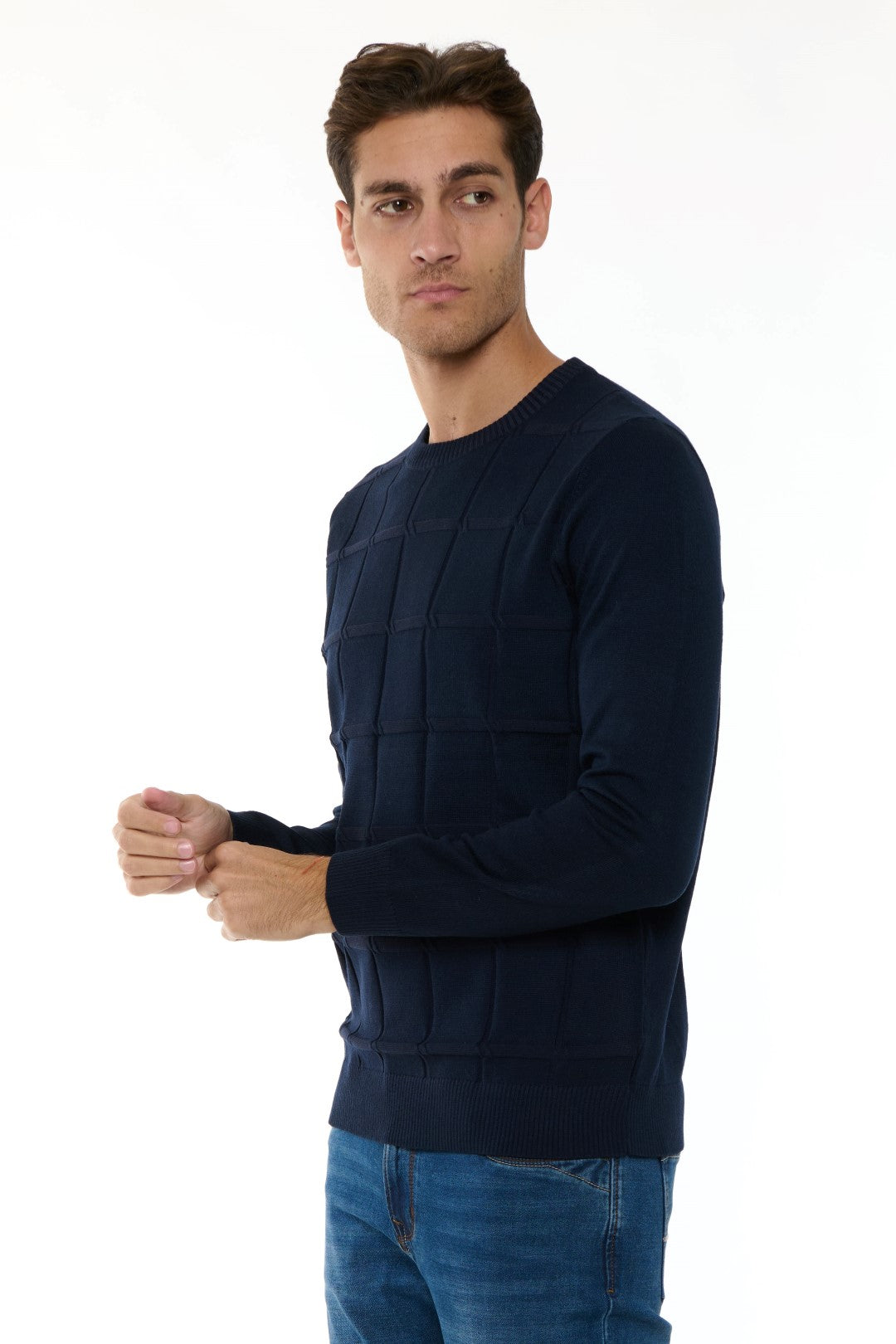 Maglia Girocollo Misto Merino