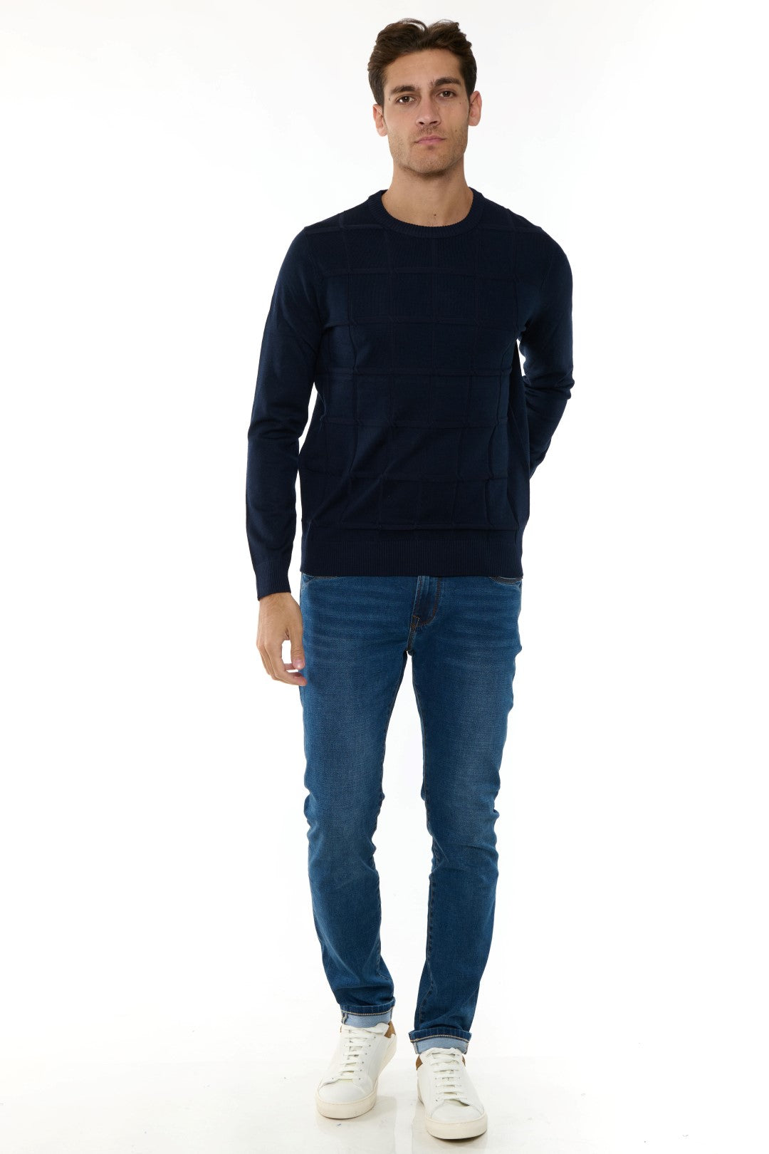 Maglia Girocollo Misto Merino