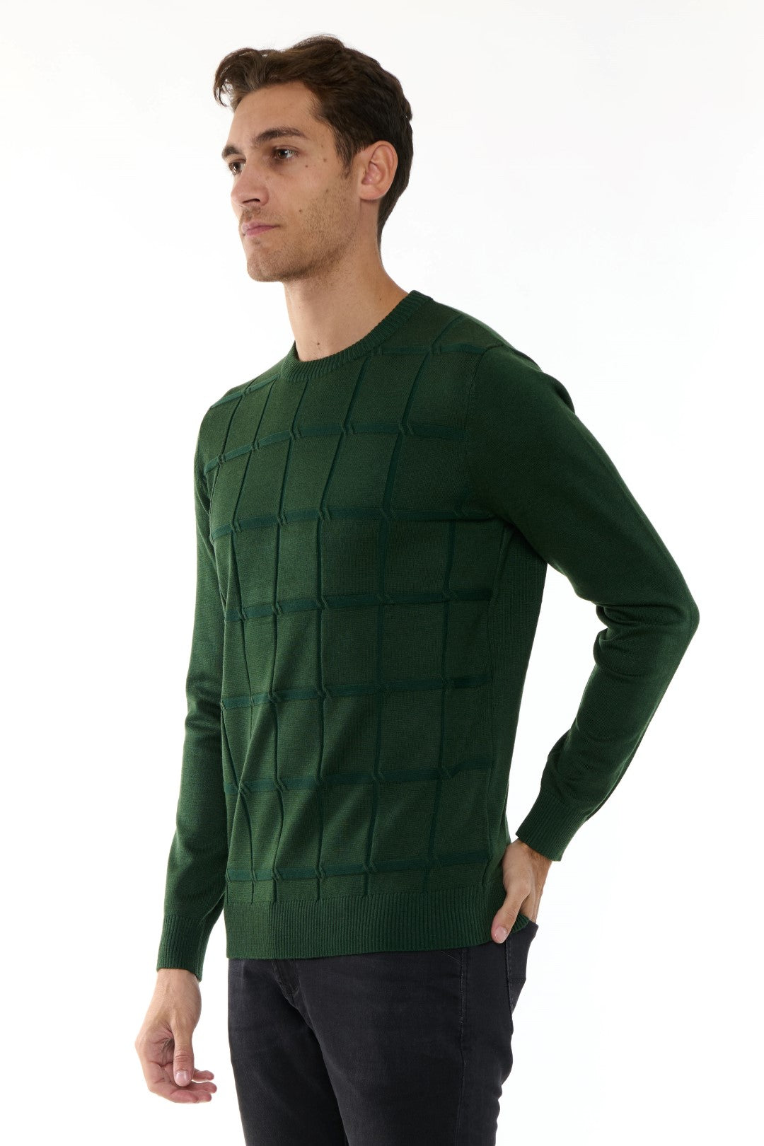 Maglia Girocollo Misto Merino