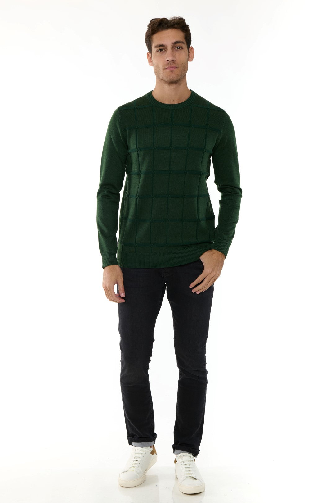 Maglia Girocollo Misto Merino