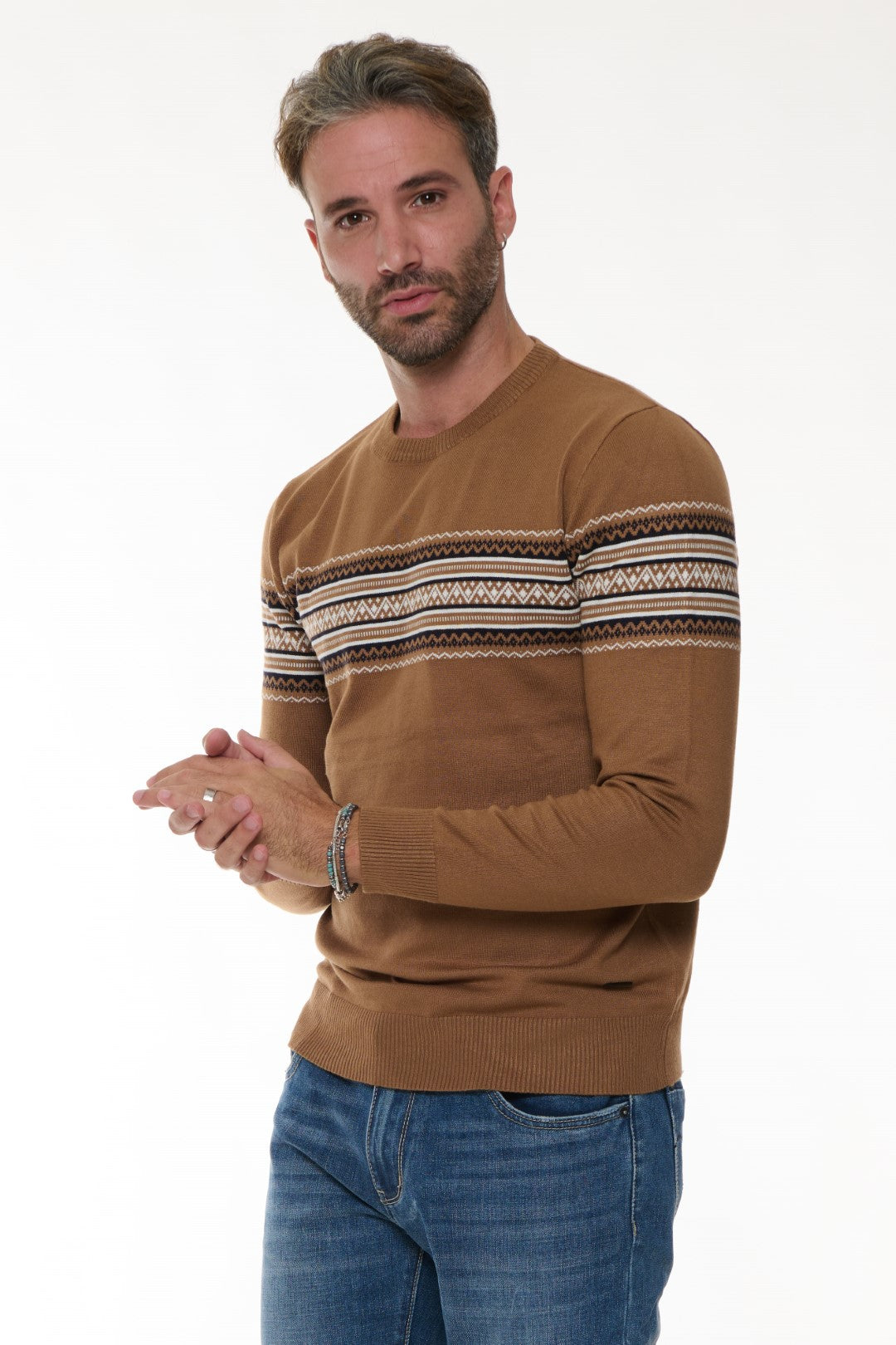 Maglia Girocollo Fantasia