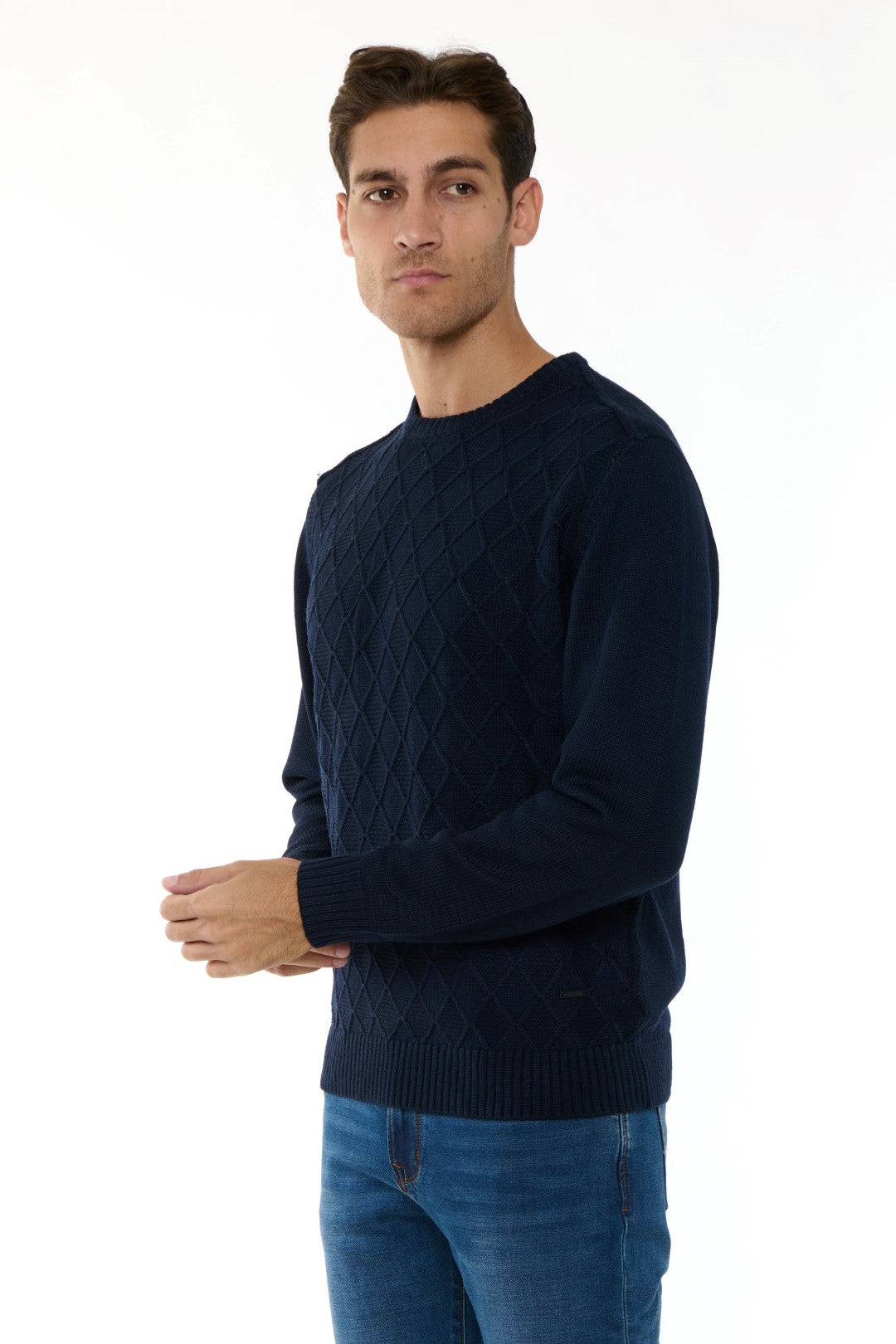 Maglia Girocollo con rombi