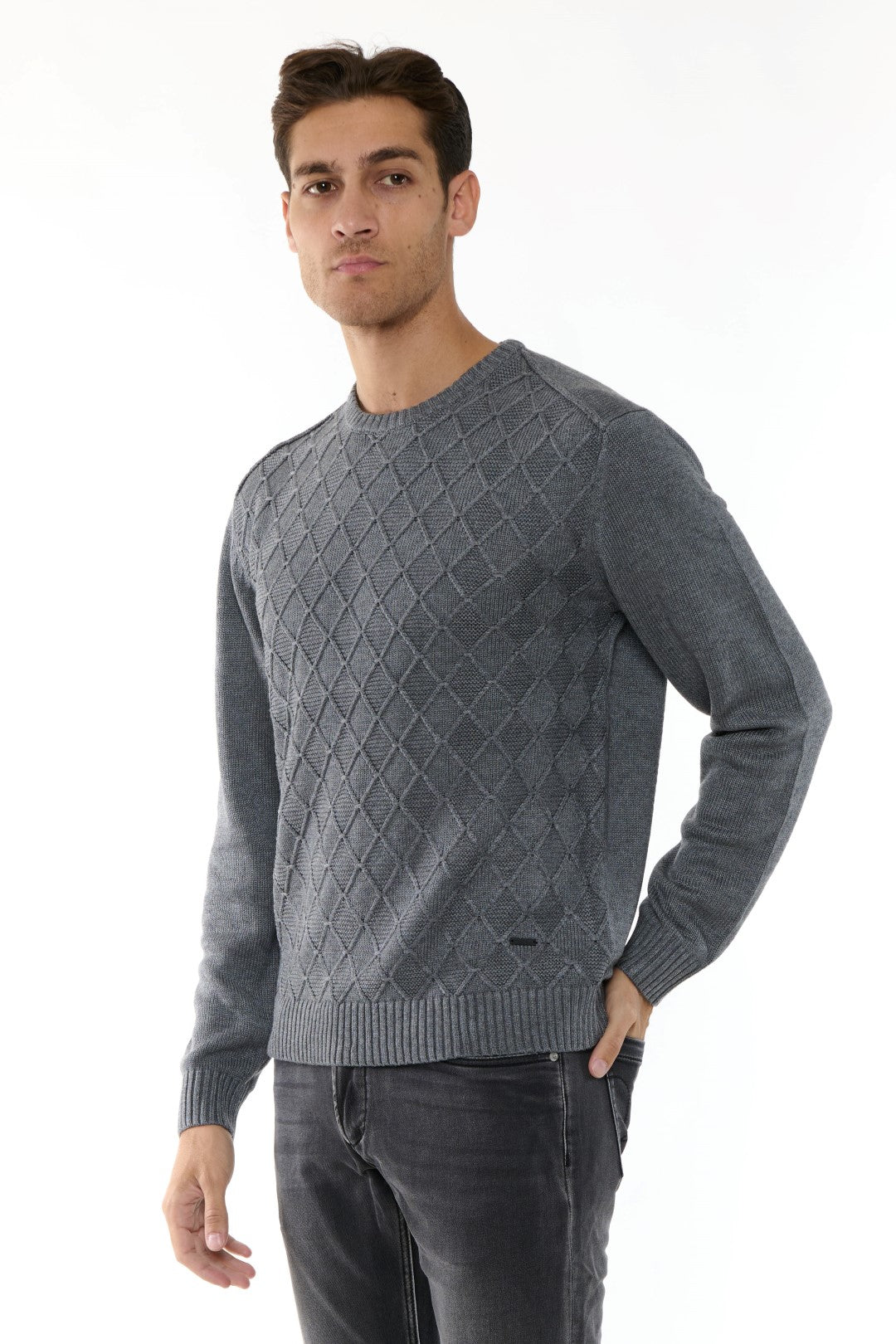 Maglia Girocollo con rombi