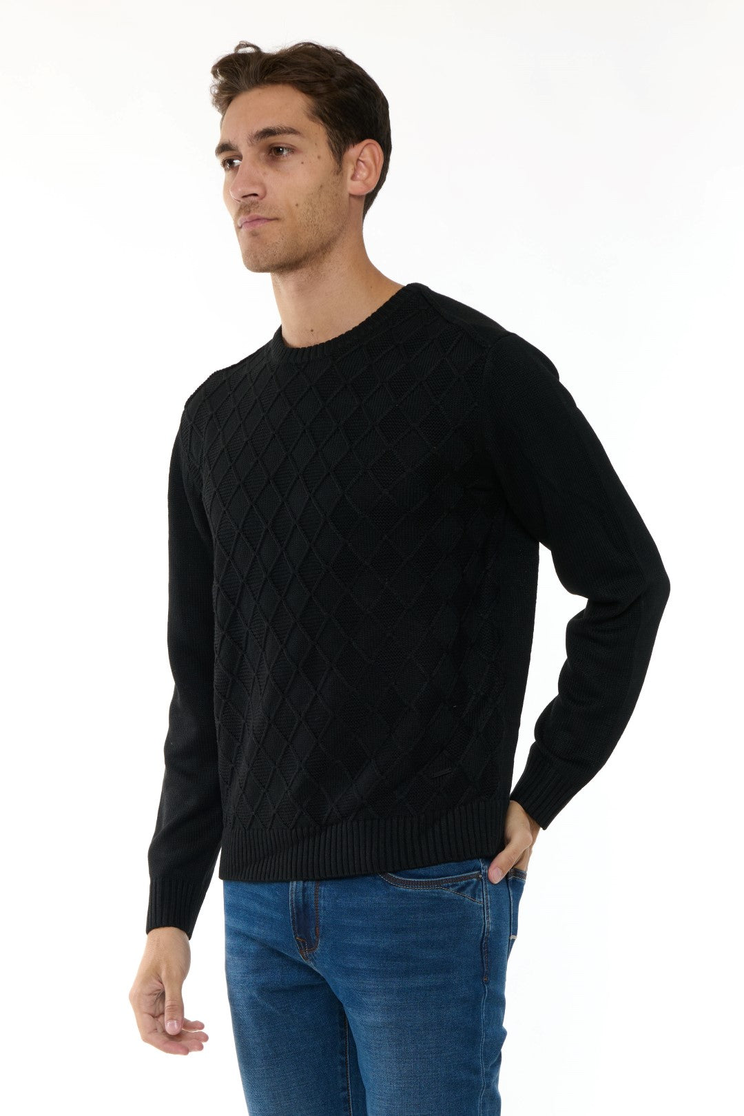 Maglia Girocollo con rombi