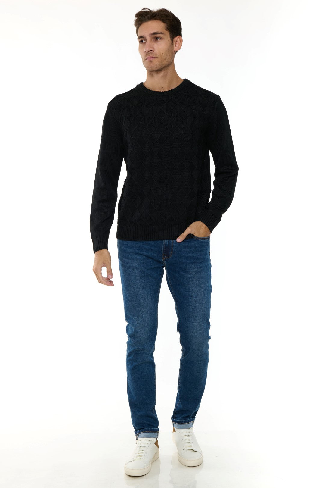 Maglia Girocollo con rombi