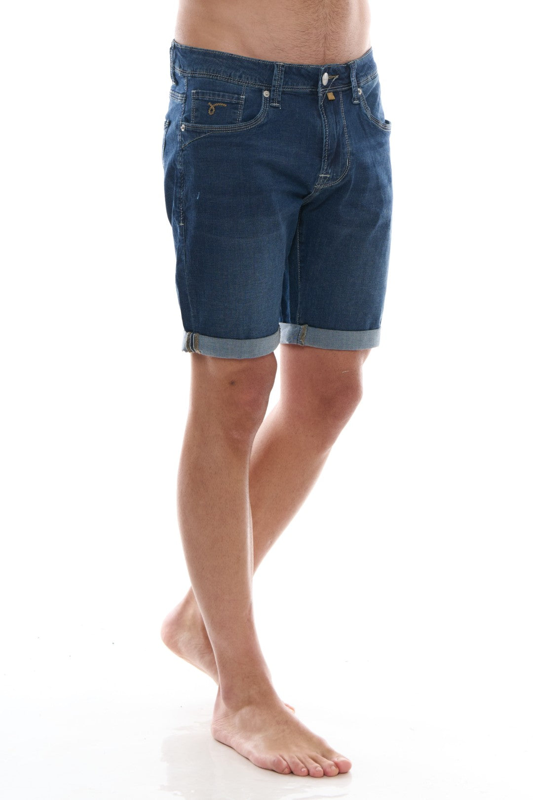 Bermuda Basic Denim Light Scuro