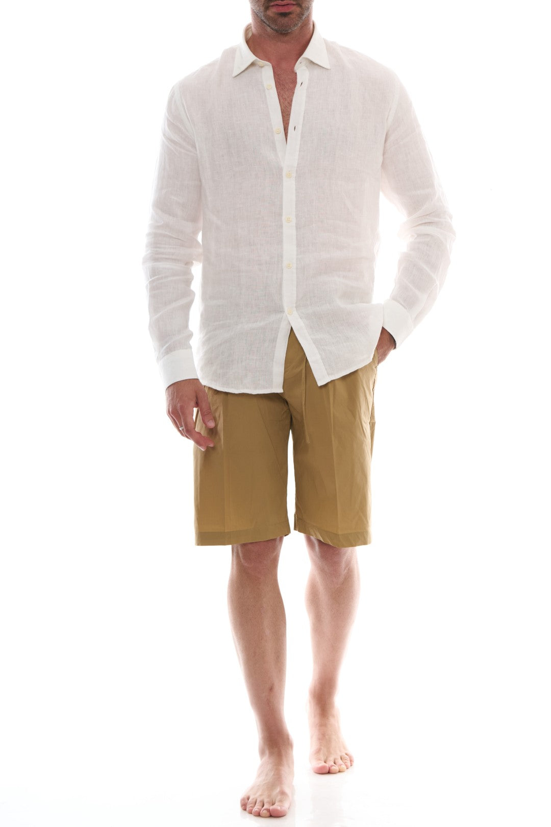 Bermuda Tasca America Coulisse Cotone Leggero
