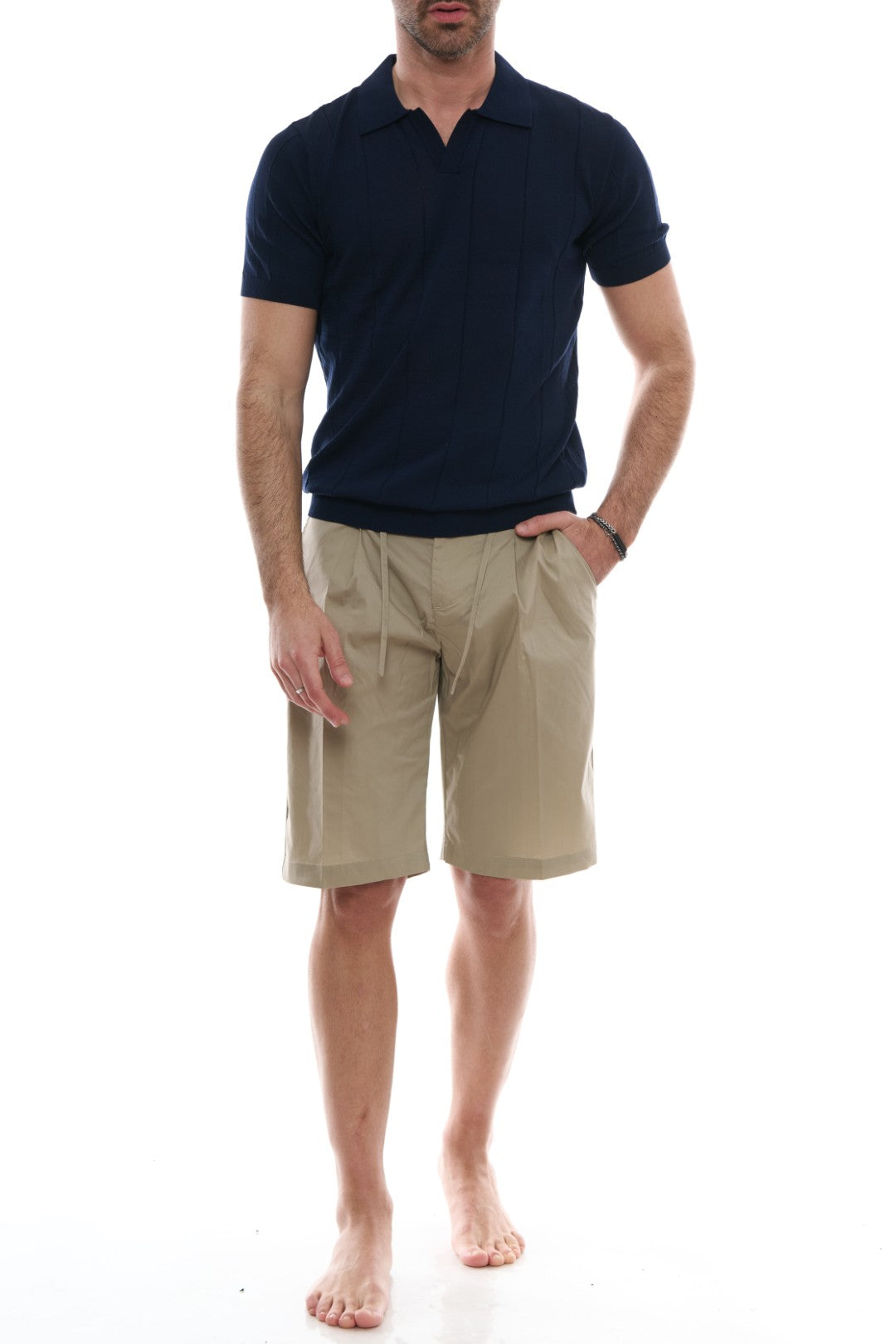 Bermuda Tasca America Coulisse Cotone Leggero