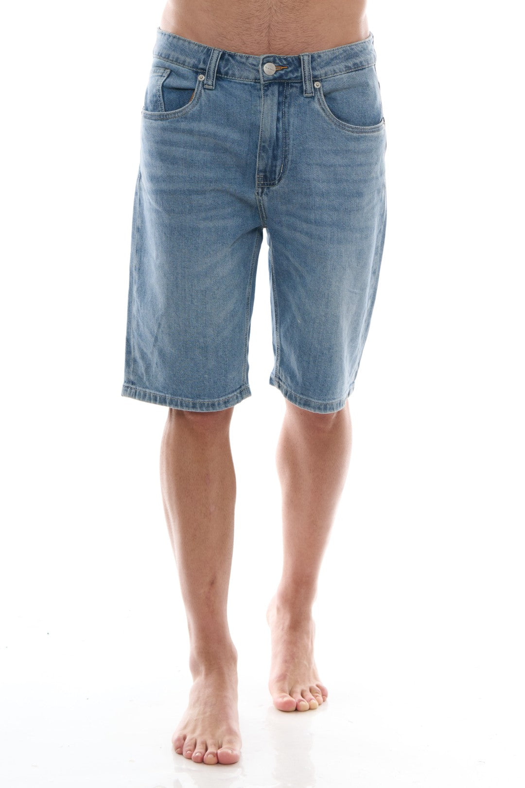 Bermuda in Denim Blu Baggy