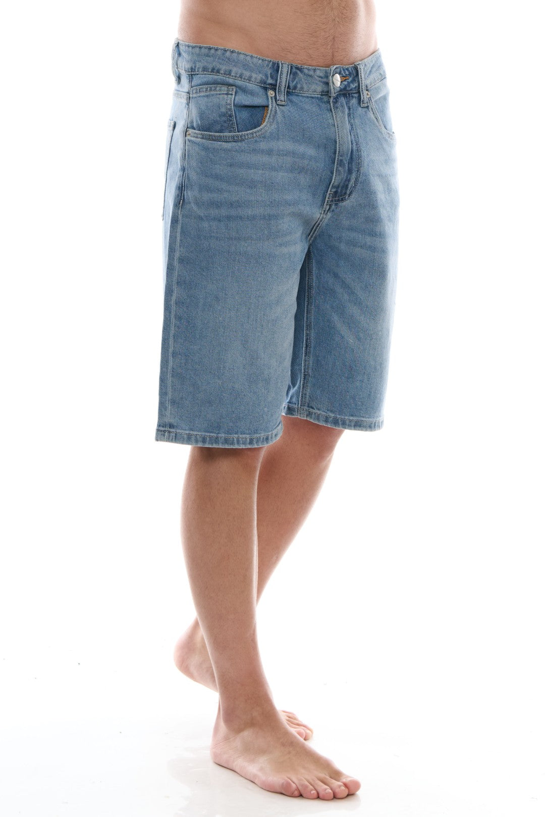 Bermuda in Denim Blu Baggy