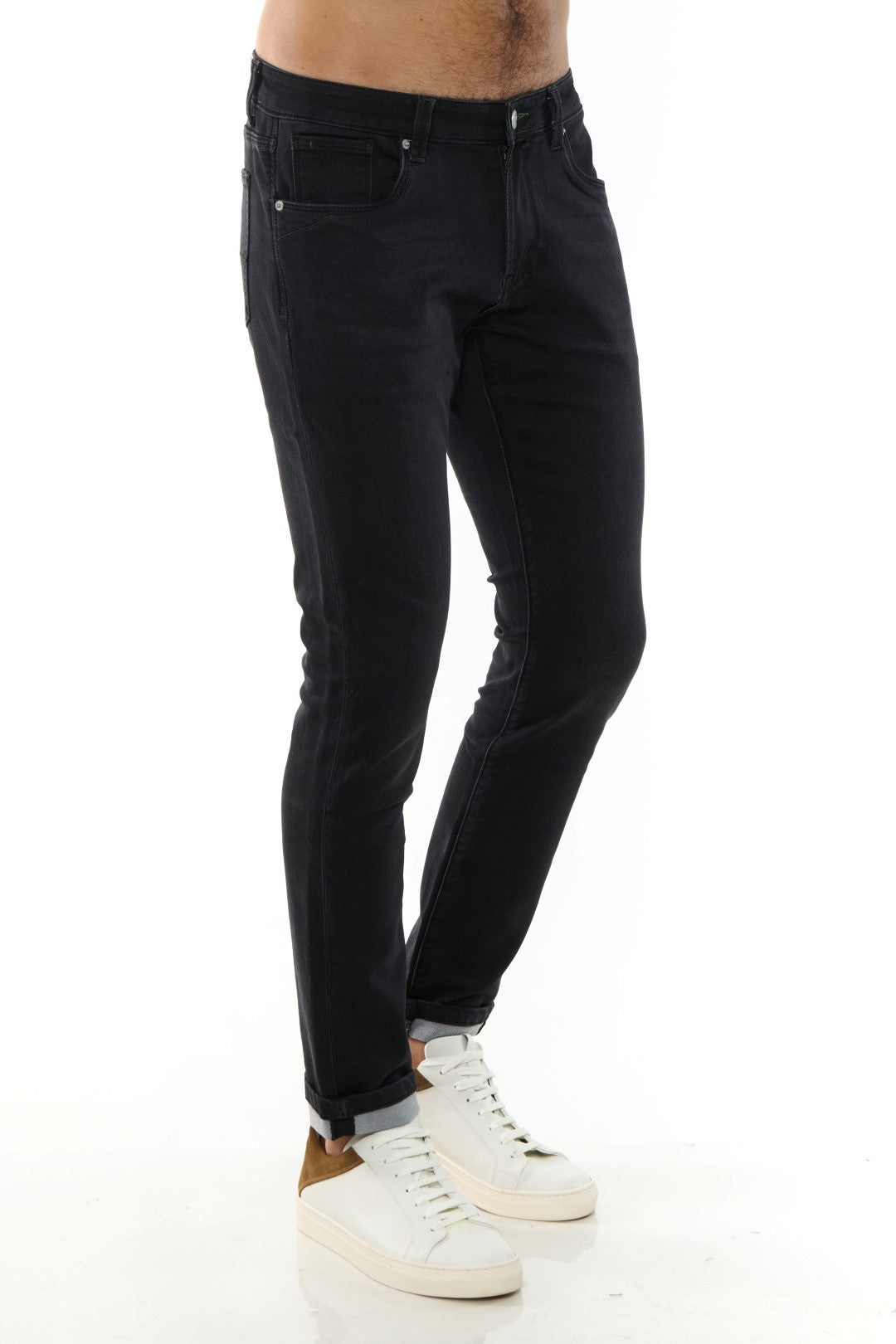 Jeans Felpa Denim Nero