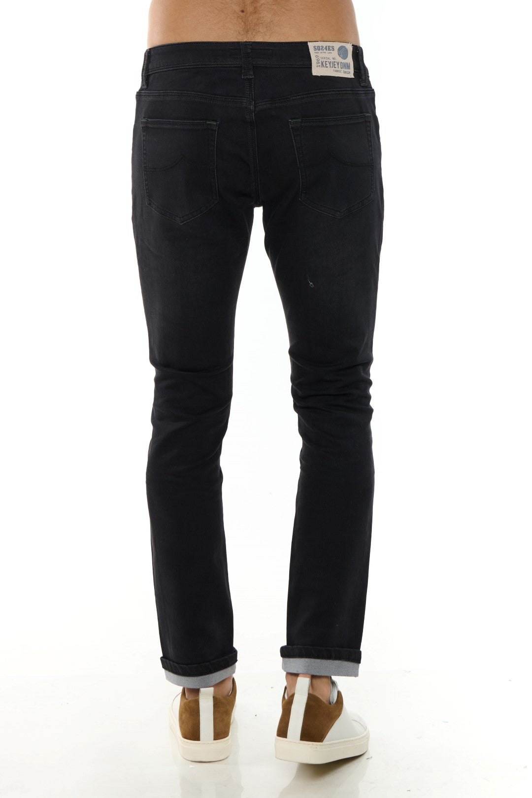 Jeans Felpa Denim Nero