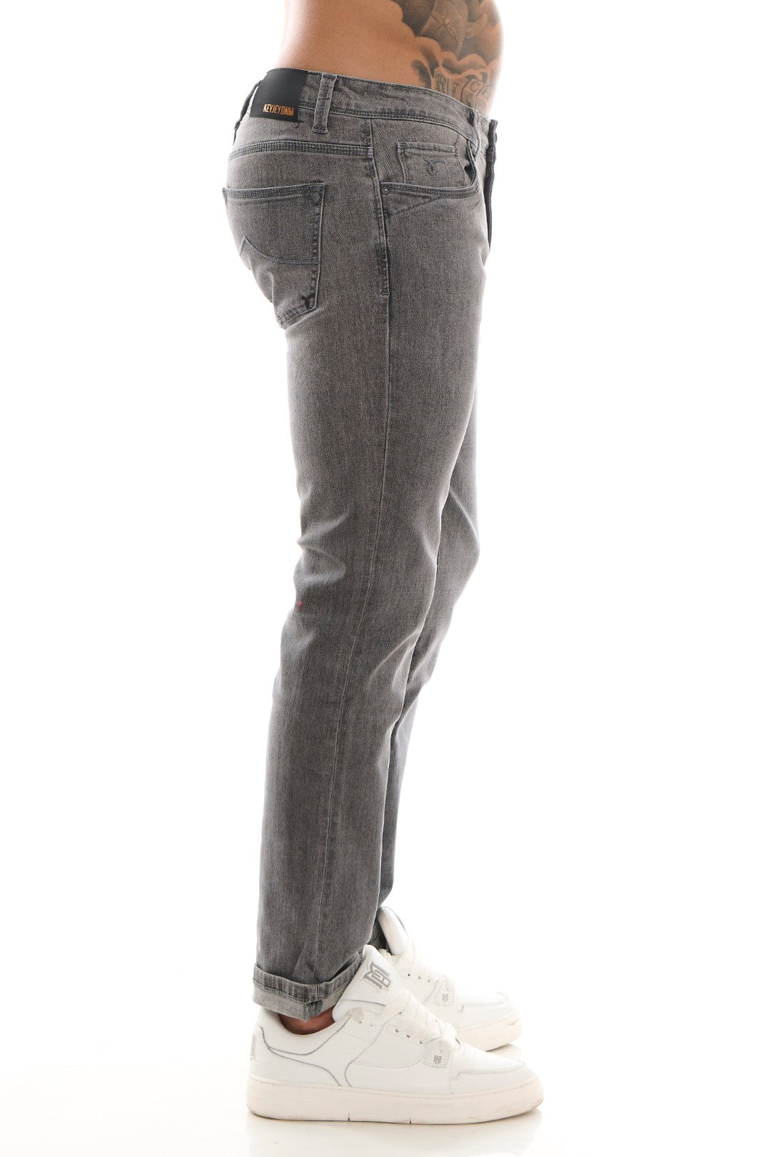 Jeans Basic Denim Grigio