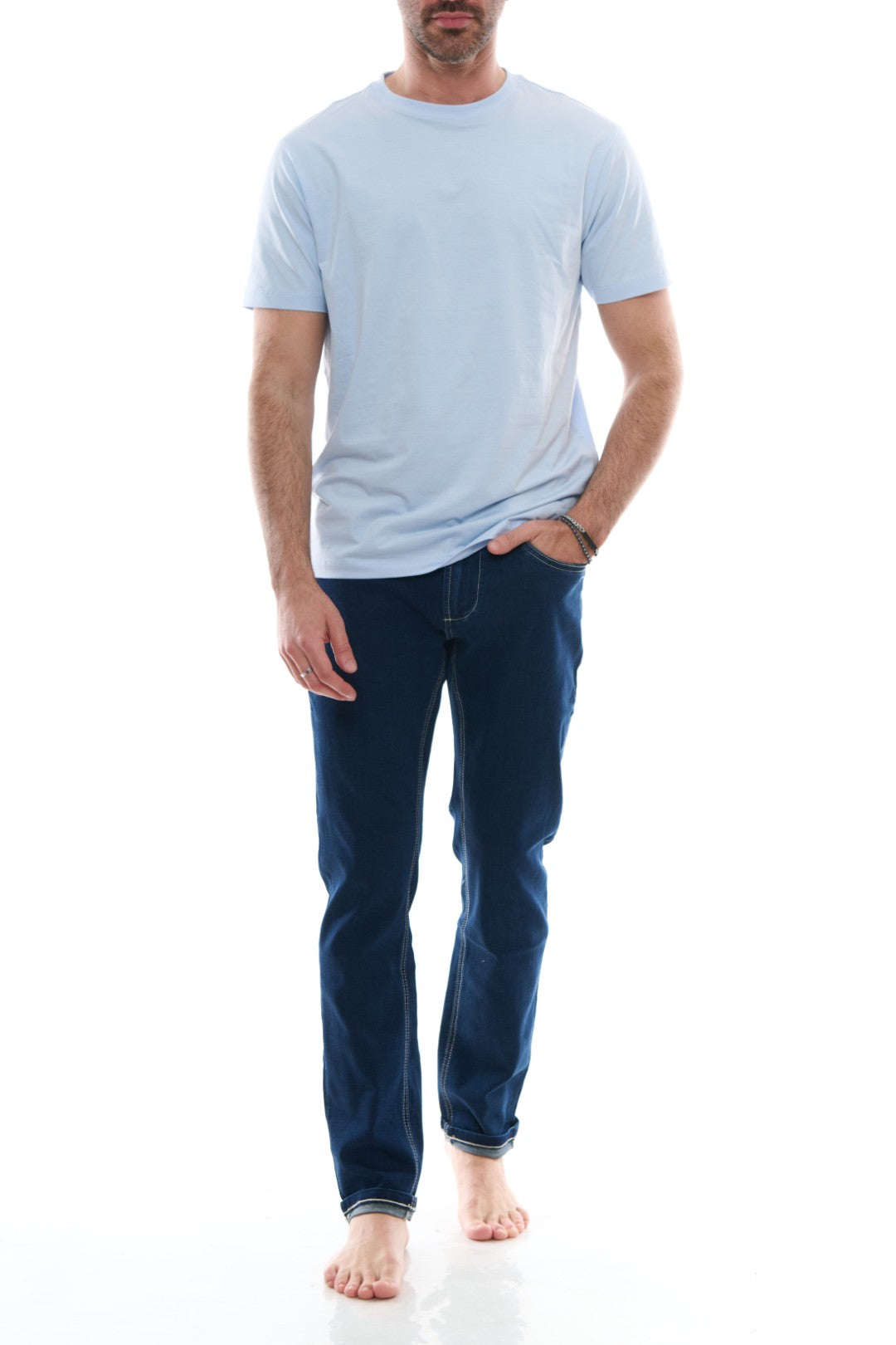 Superflex dark 5 pocket jeans