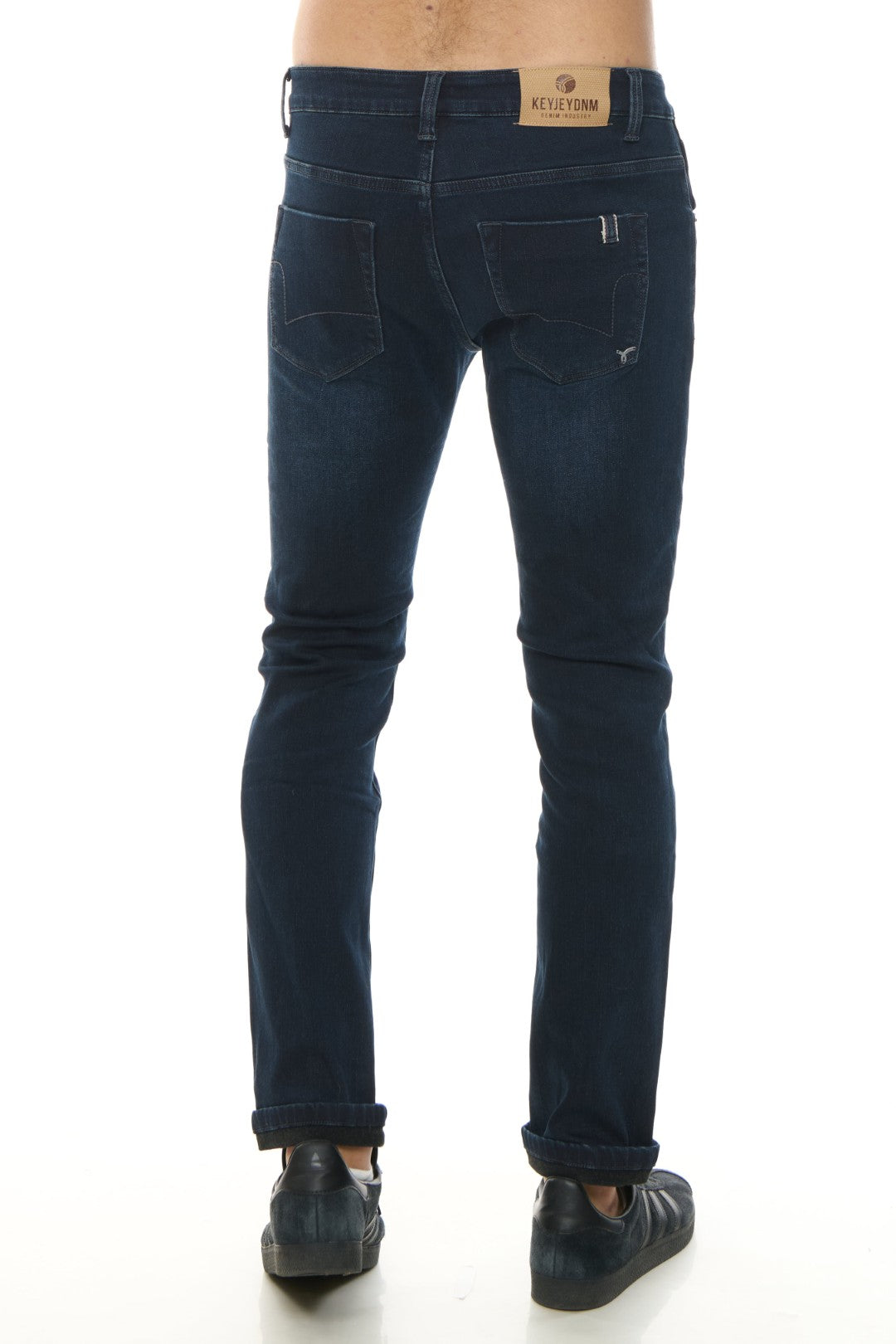 Jeans 5 Tasche Tessuto Doppiato