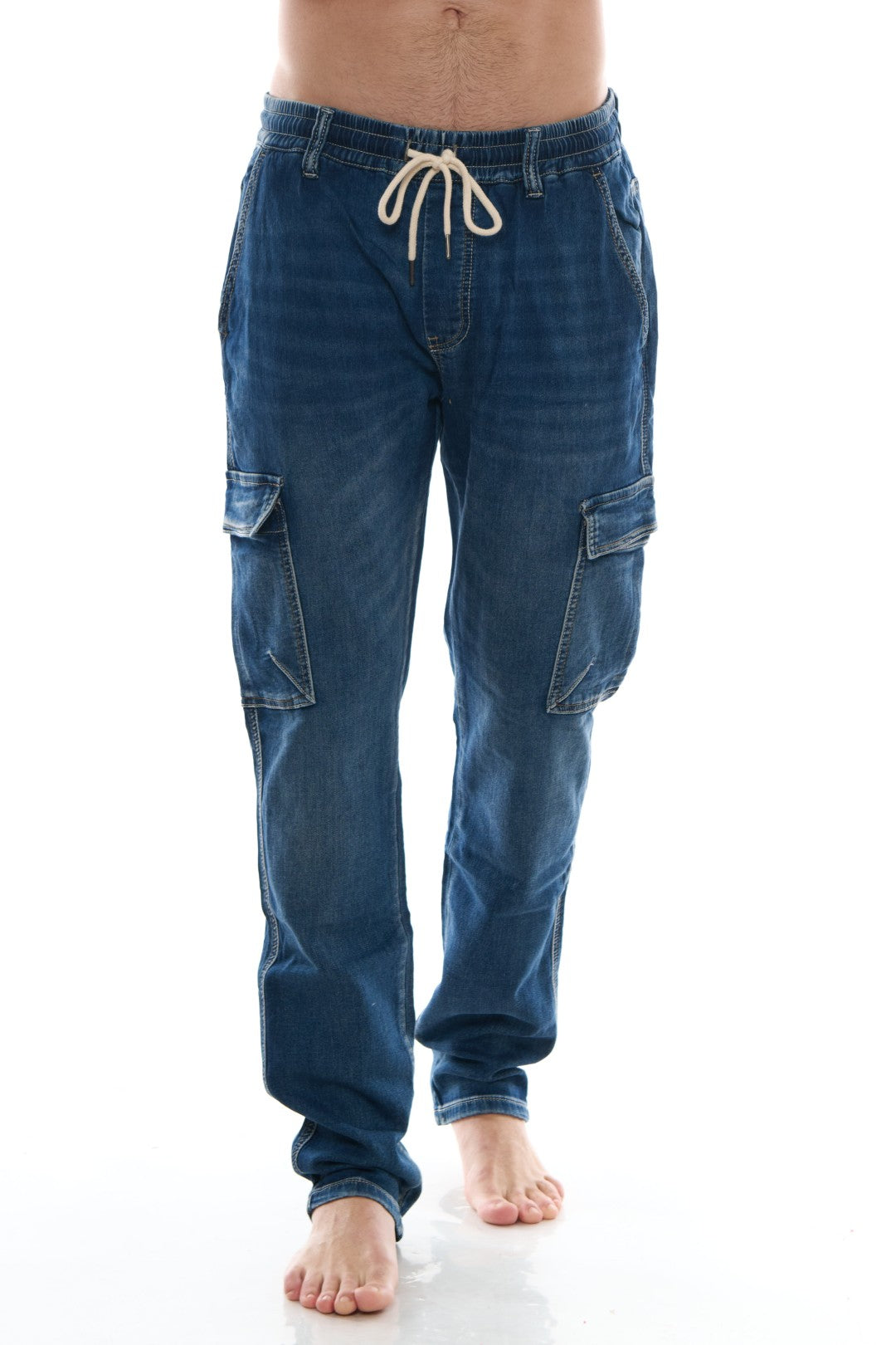 Jeans Cargo con coulisse