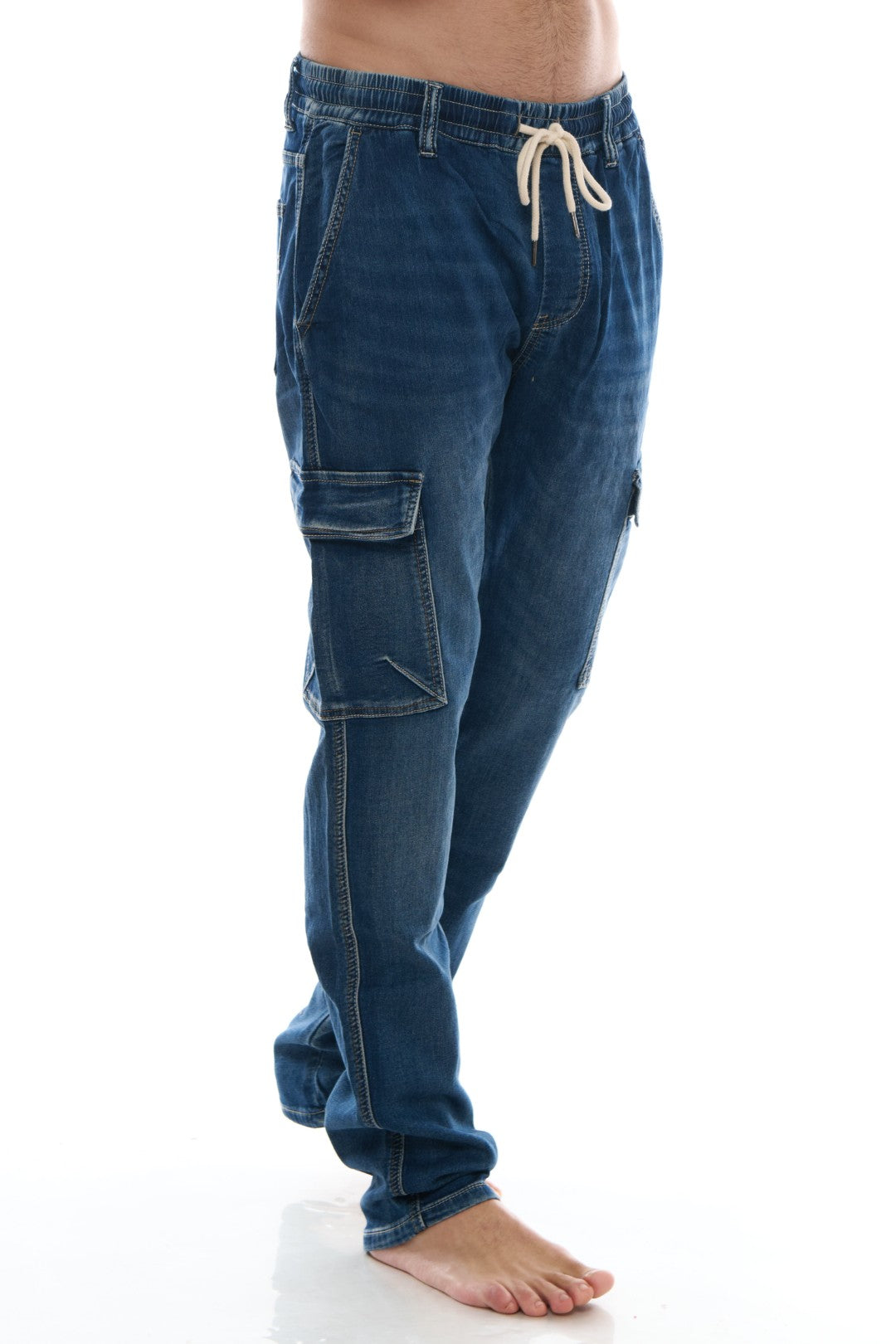 Jeans Cargo con coulisse