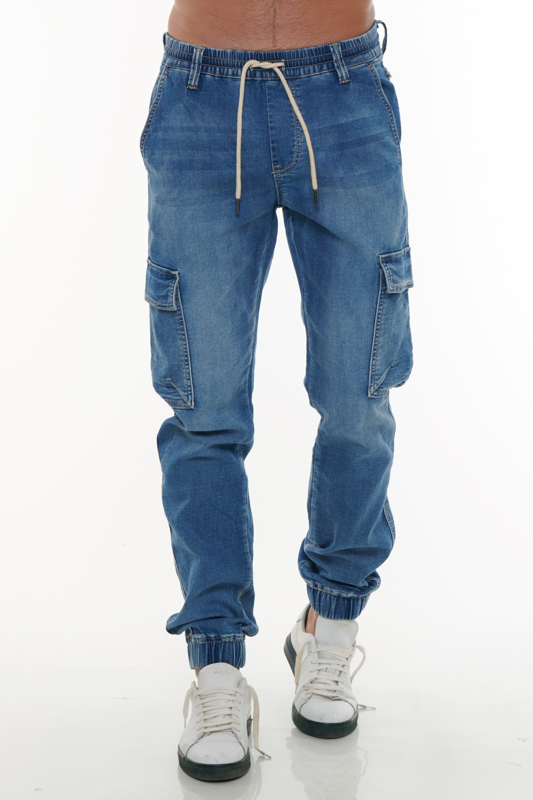Jeans Cargo con coulisse