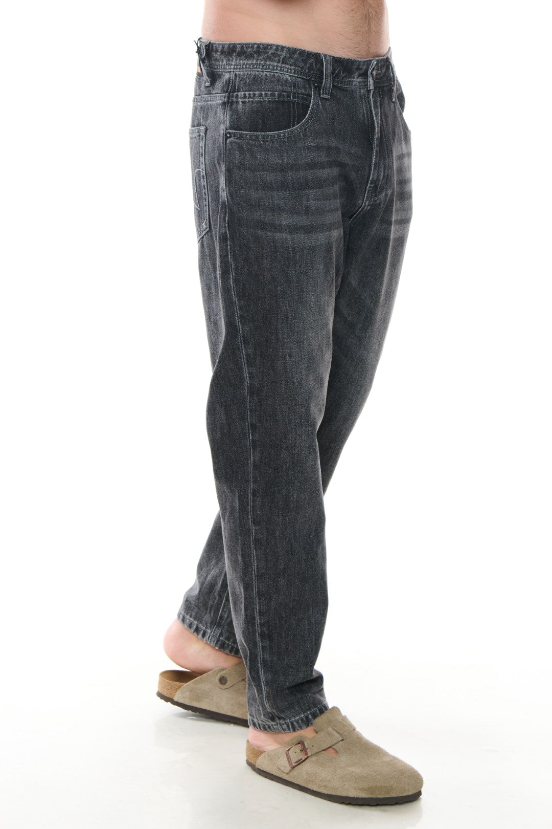 Jeans 5 tasche Nero Loose