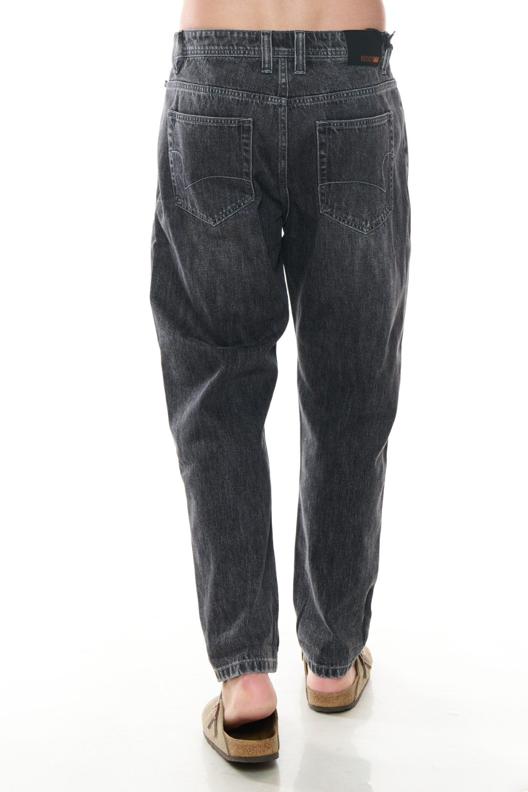 Jeans 5 tasche Nero Loose