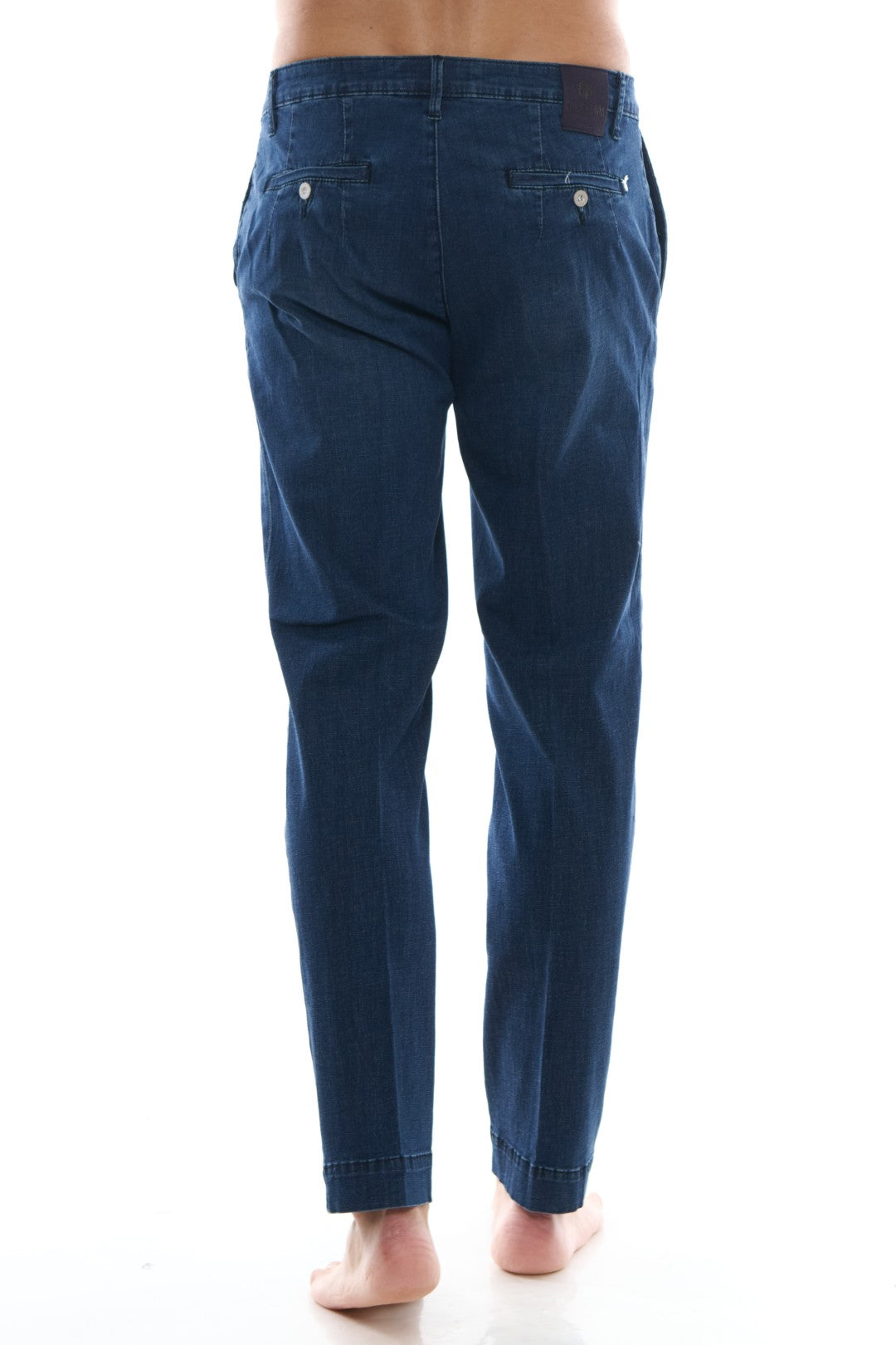Pantalone Tasca America con Pinces Denim Light