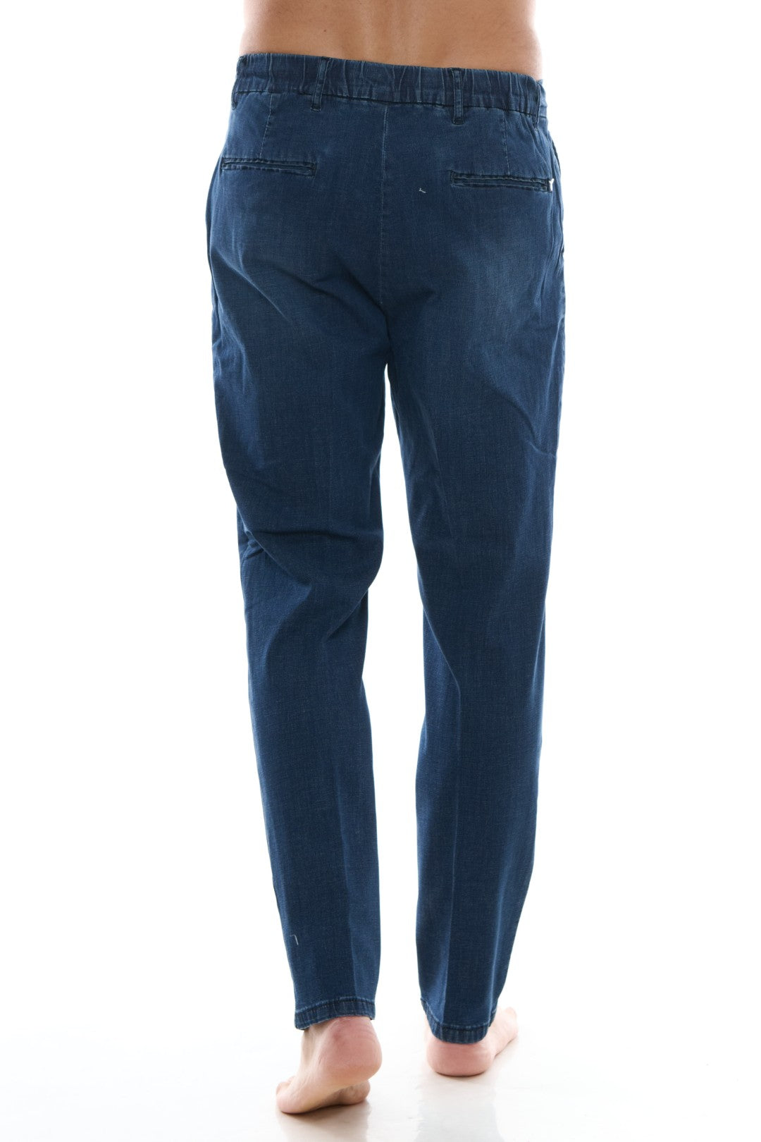 Pantalone Tasca America Coulisse Denim Light
