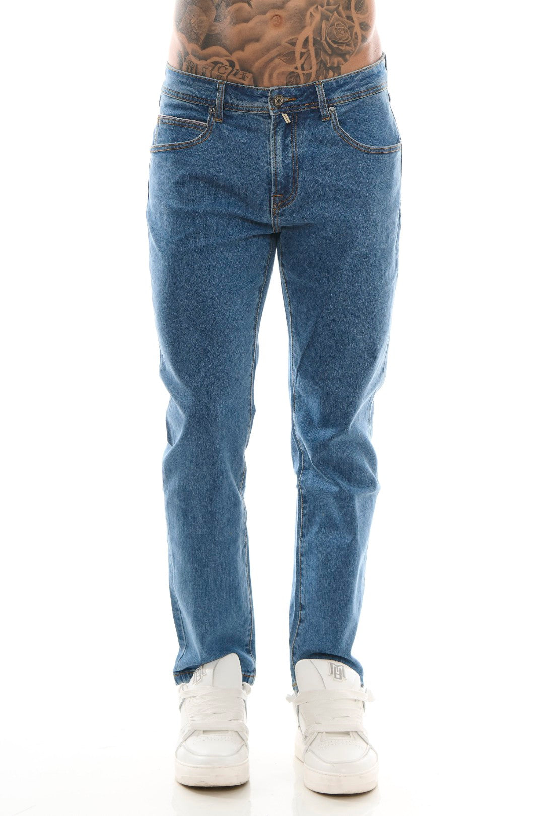 Jeans 5 tasche Carrot Chiaro