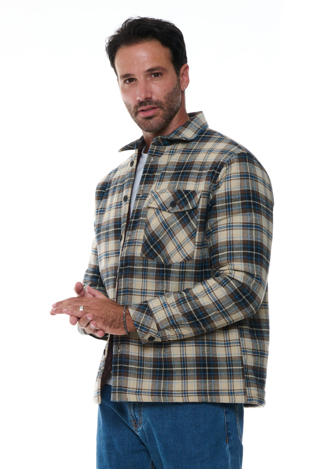 Camicione Imbottito Quadri