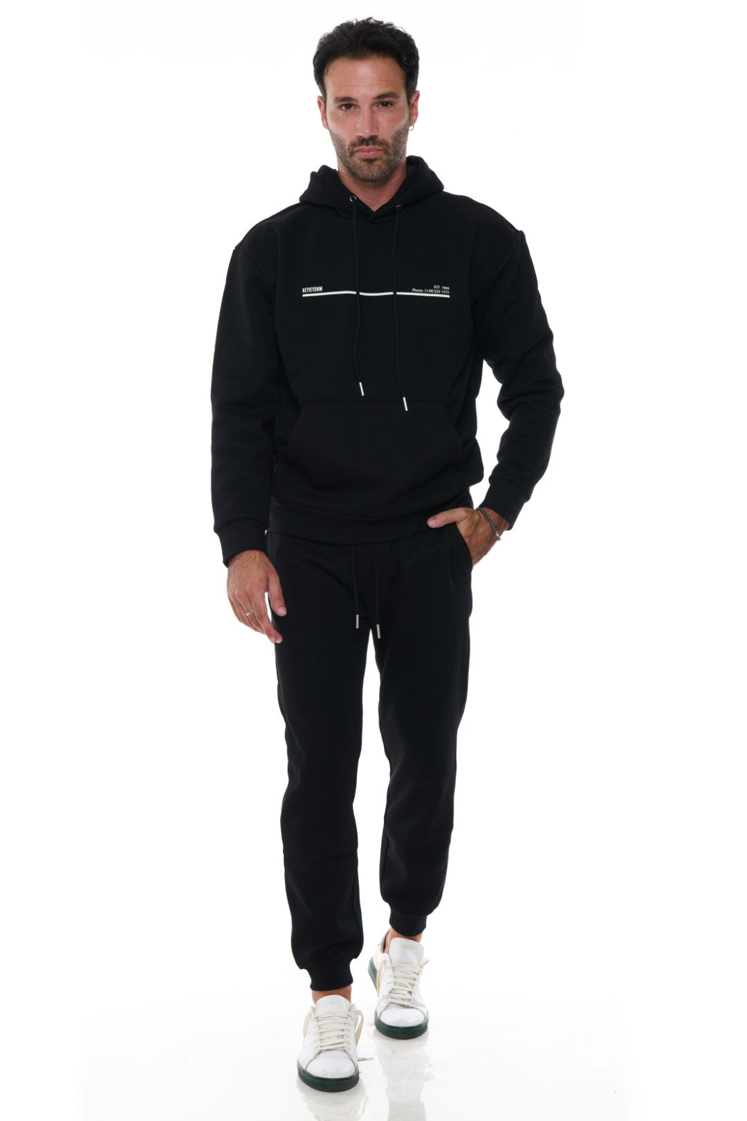 Technical Fabric Half-Neck Sweatshirt